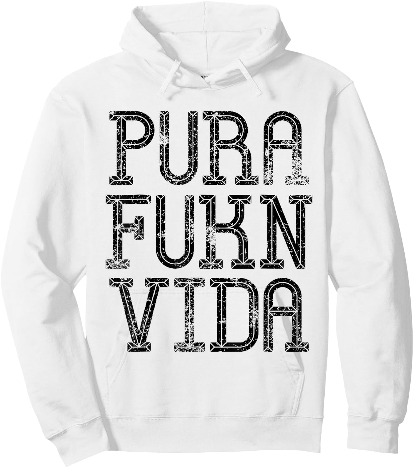 Pura Fukn Vida Hoodie - Hoodie | White