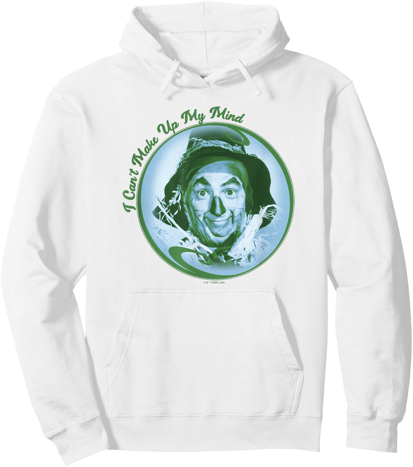 The Wizard of Oz Scarecrow I Can't Make Up My Mind Portrait Hoodie - Hoodie | White