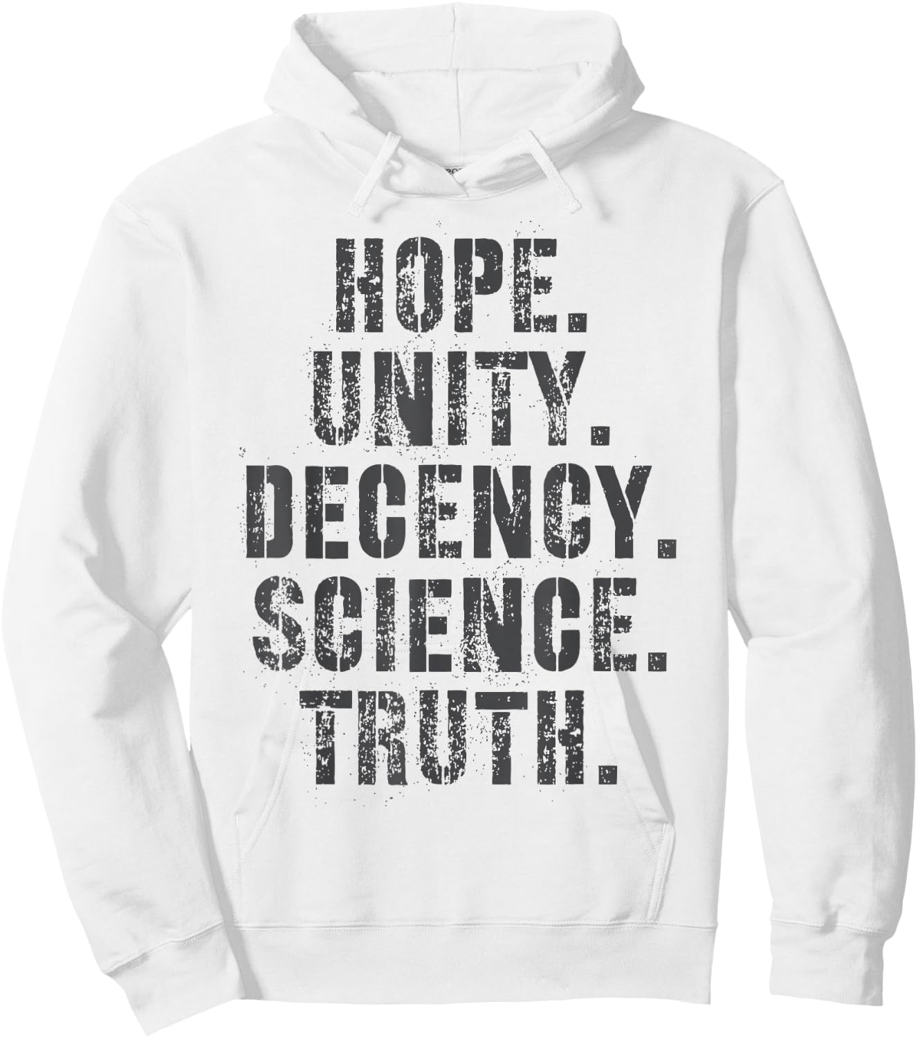 Kamala Harris Walz 2024 Hope Unity Decency Freedom Fairness Hoodie - Hoodie | White