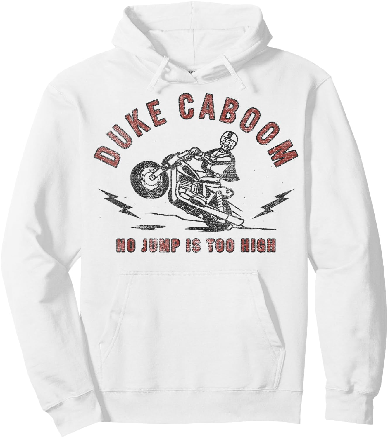 Disney Pixar Toy Story Duke Caboom No Jump is Too High Hoodie - Hoodie | White