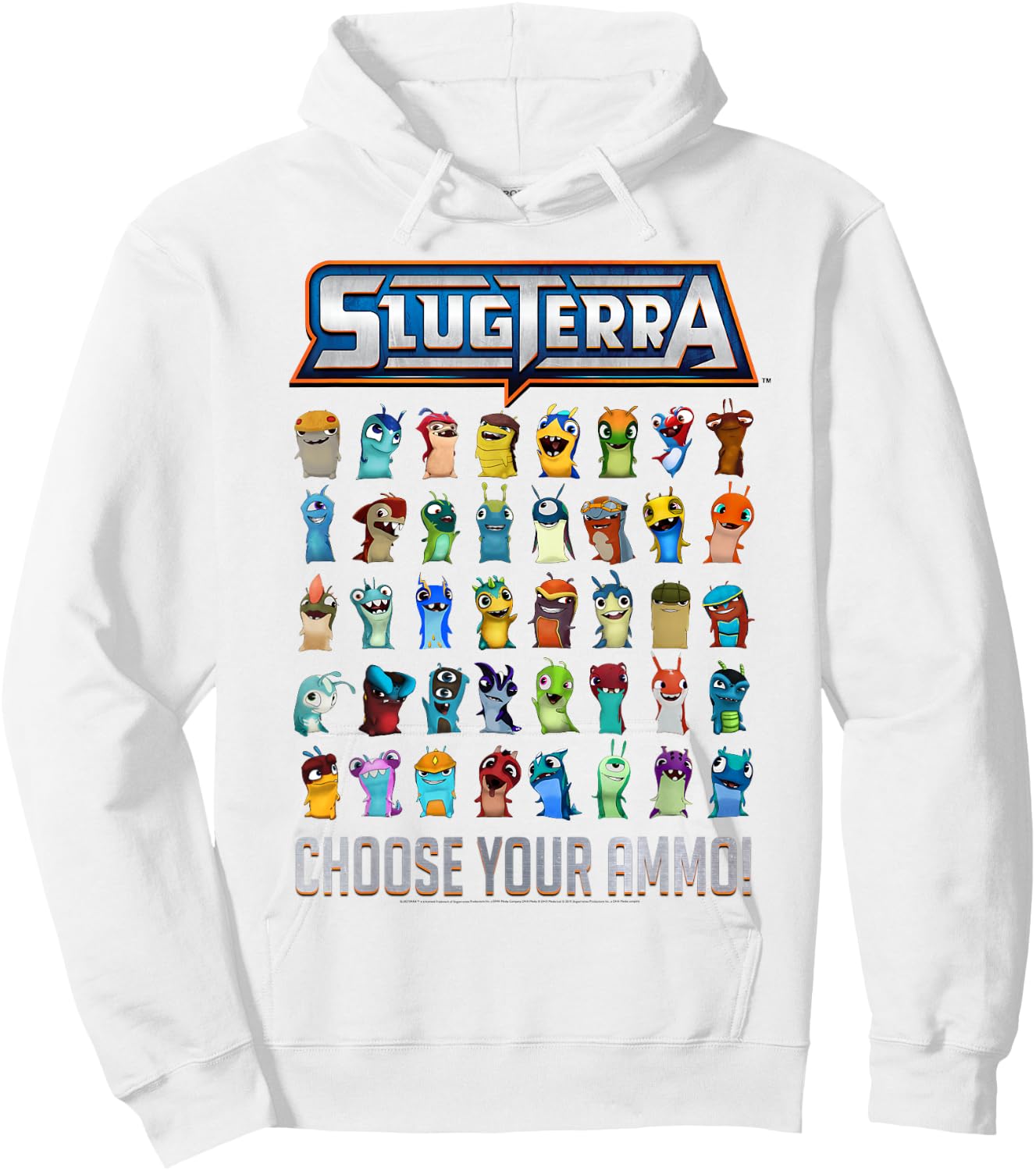 Slugterra - Choose Your Ammo Hoodie - Hoodie | White