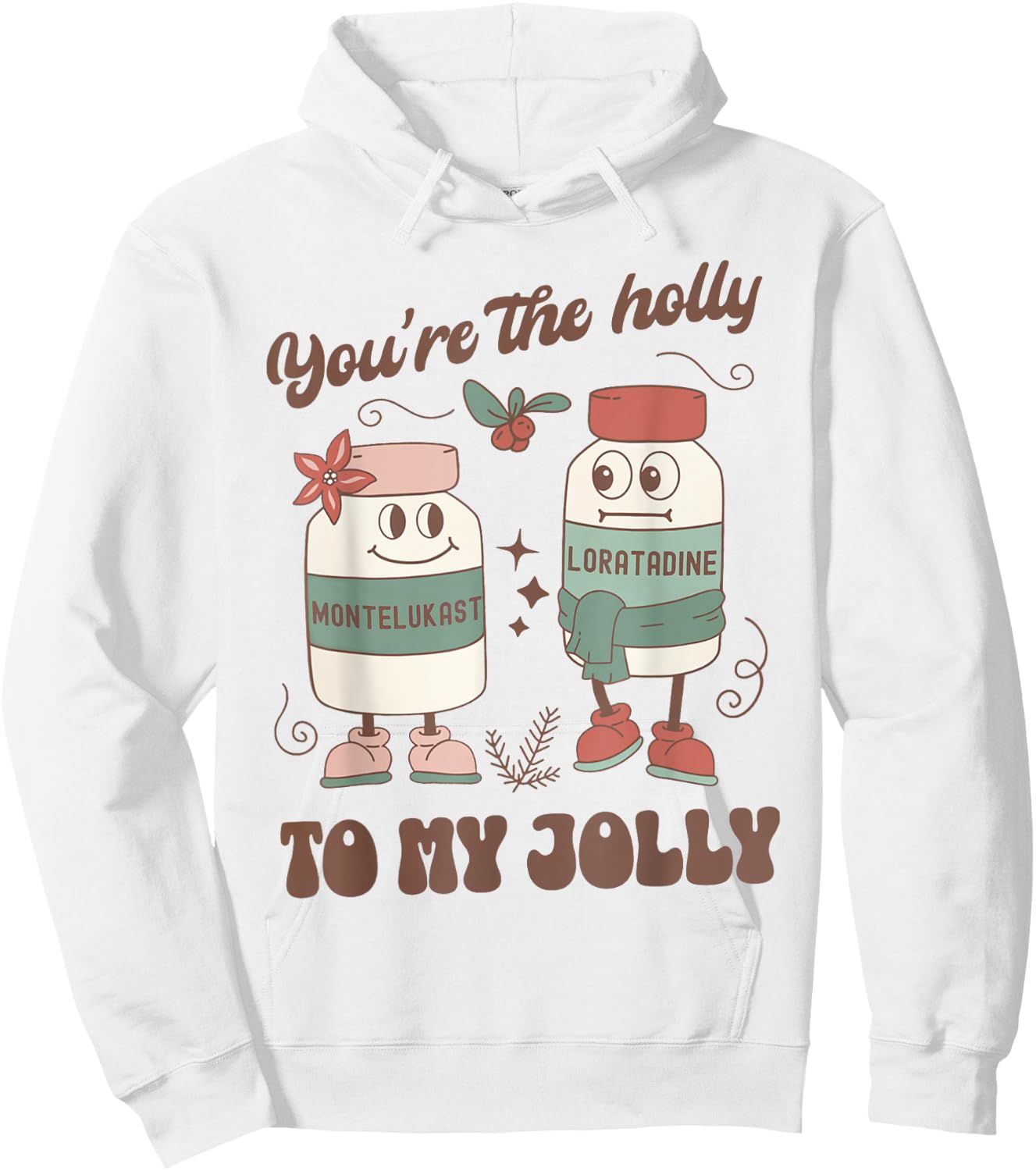 Women ENT nurse christmas allergy nurse allergy office Hoodie - Hoodie | White