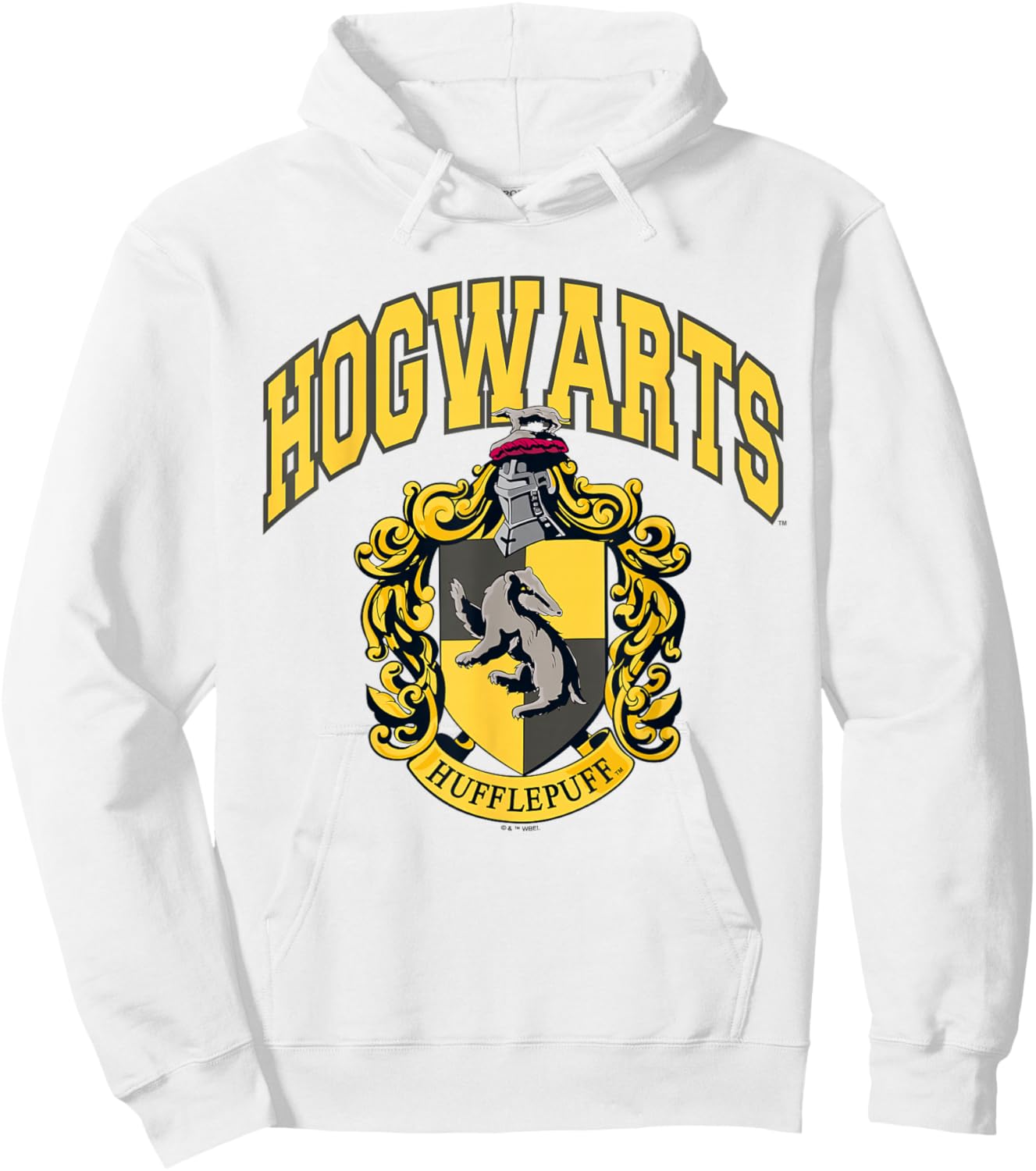 Harry Potter Hogwarts Hufflepuff Hoodie - Hoodie | White
