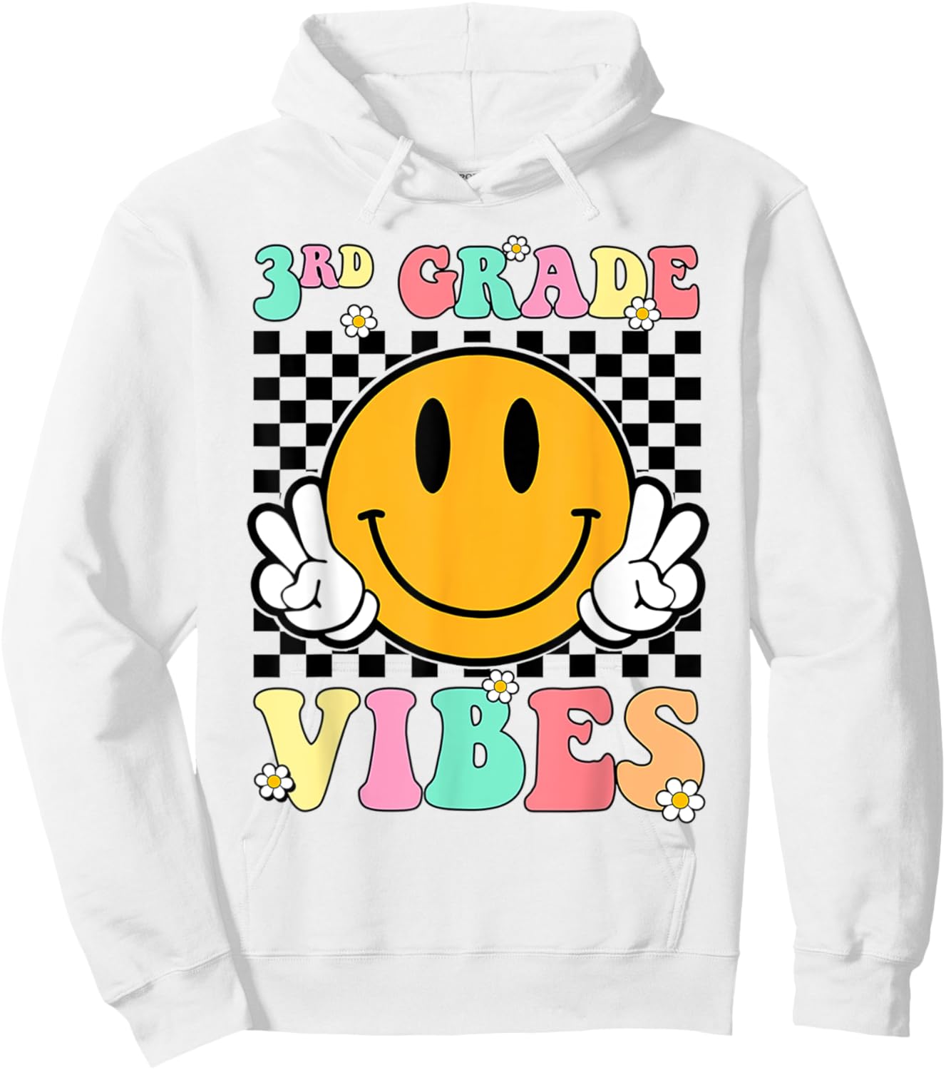 3rd Grade Vibes Back To School First Day Teachers Kids Hoodie - Hoodie | White