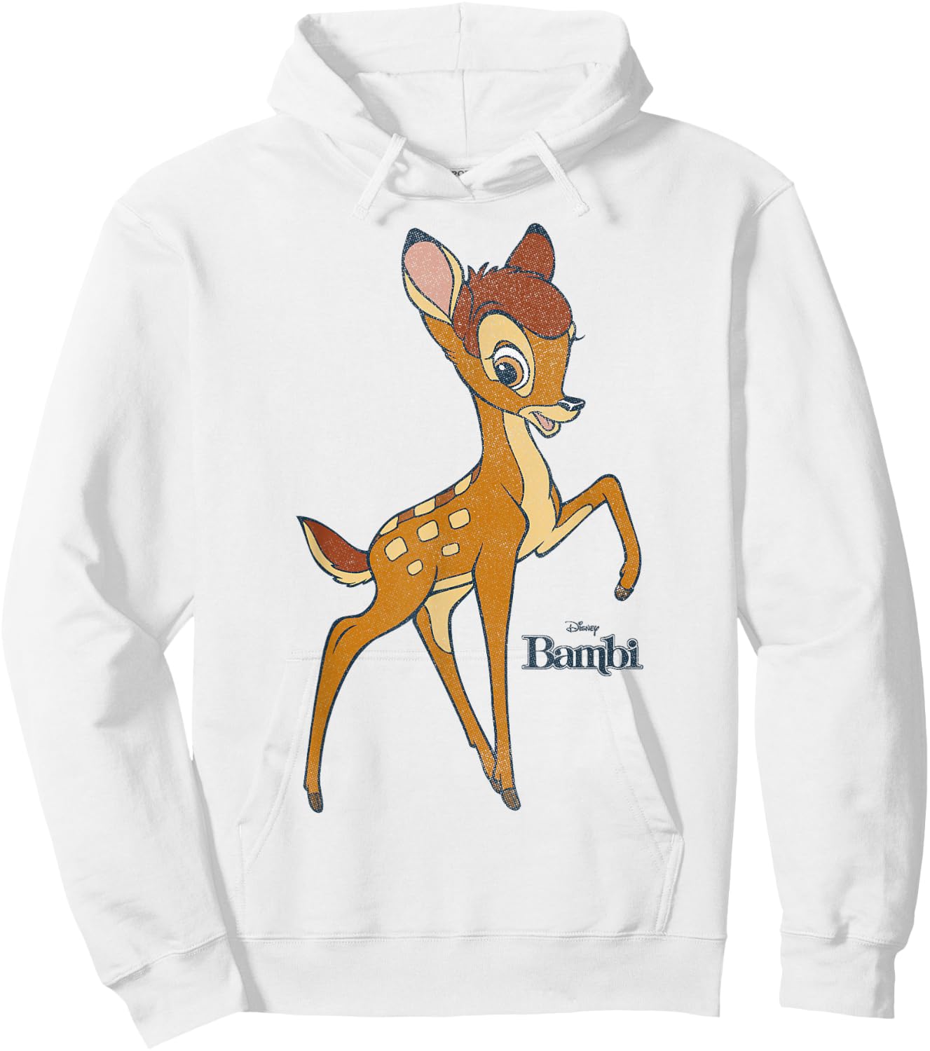 Disney Bambi Simple Portrait Logo Hoodie - Hoodie | White