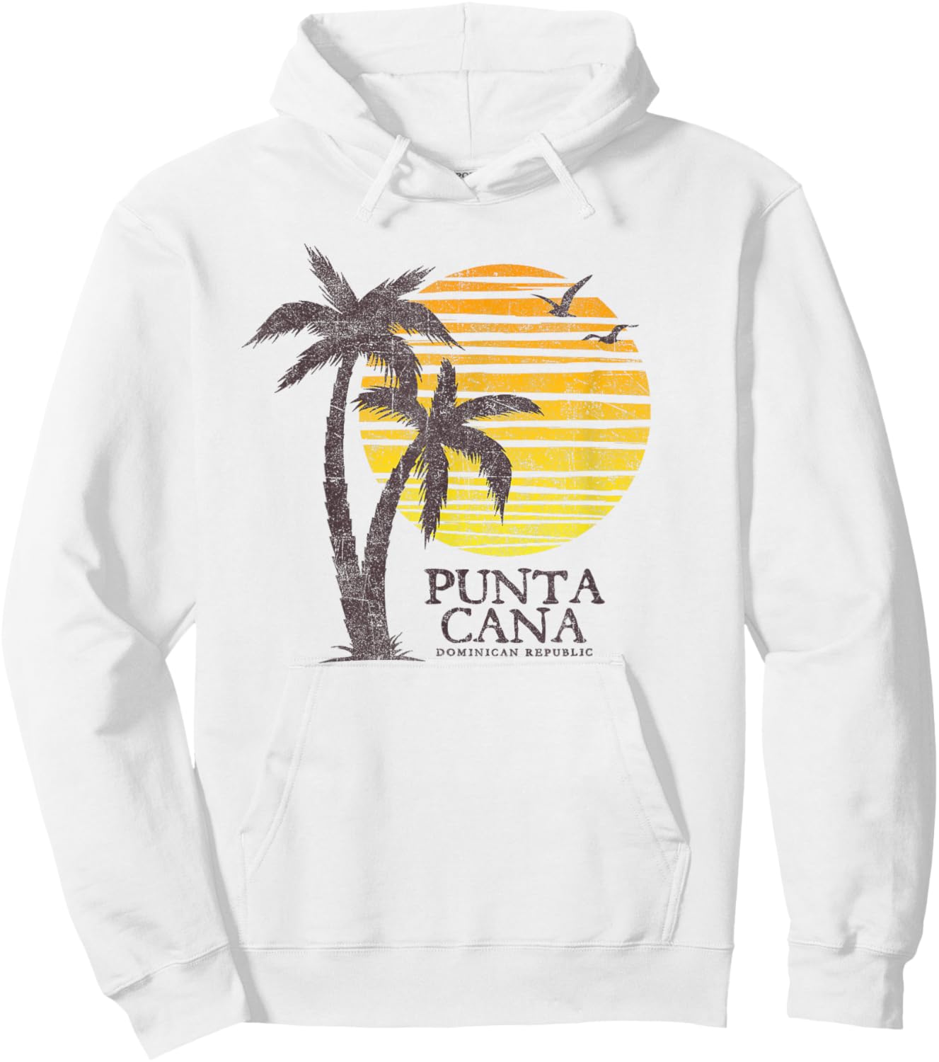 Punta Cana Dominican Republic Sunset Souvenir Hoodie - Hoodie | White