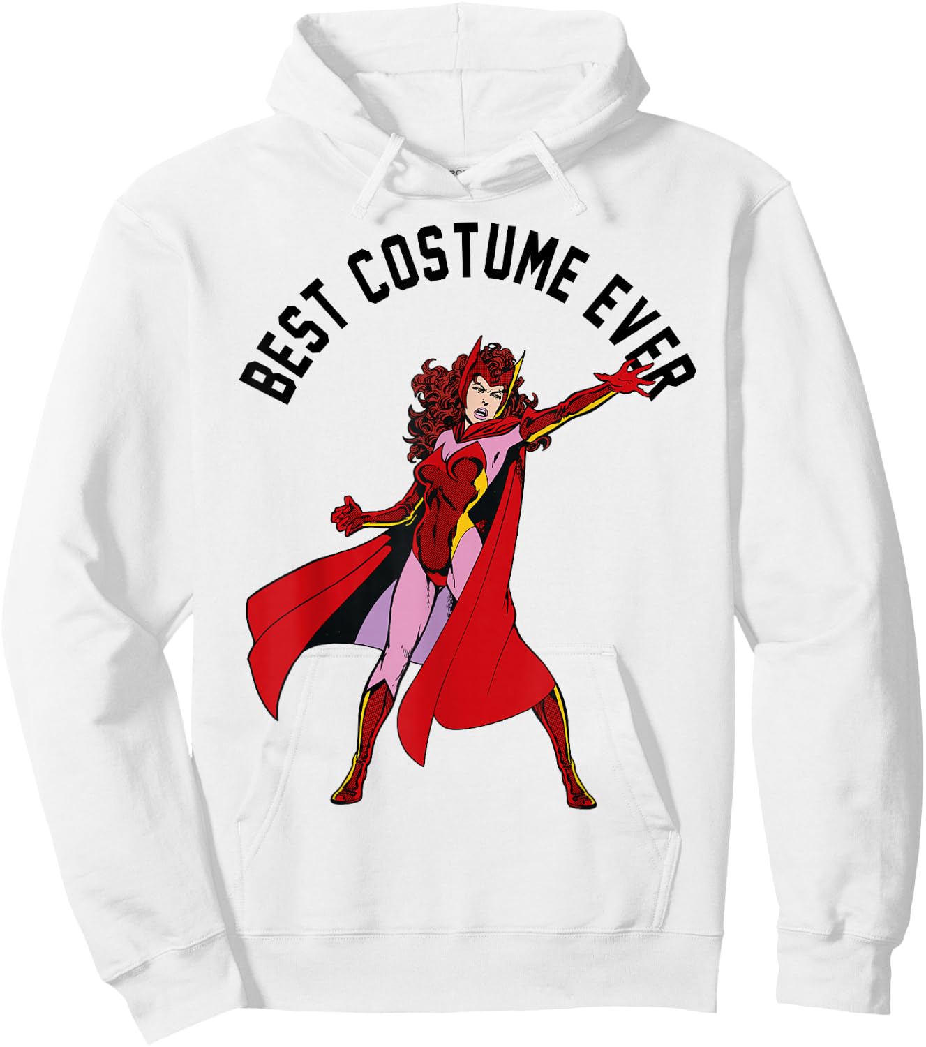 Marvel Scarlet Witch Best Costume Ever Portrait Hoodie - Hoodie | White