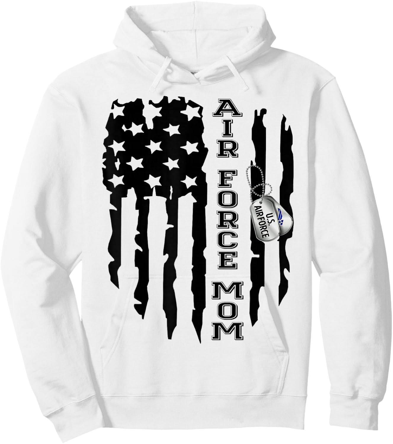 Air Force Mom Air Force Graduation Air Force Mom Gift Hoodie - Hoodie | White