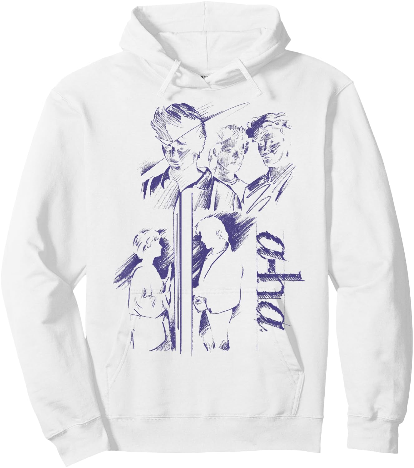 A-Ha Take On Me Collage Hoodie - Hoodie | White