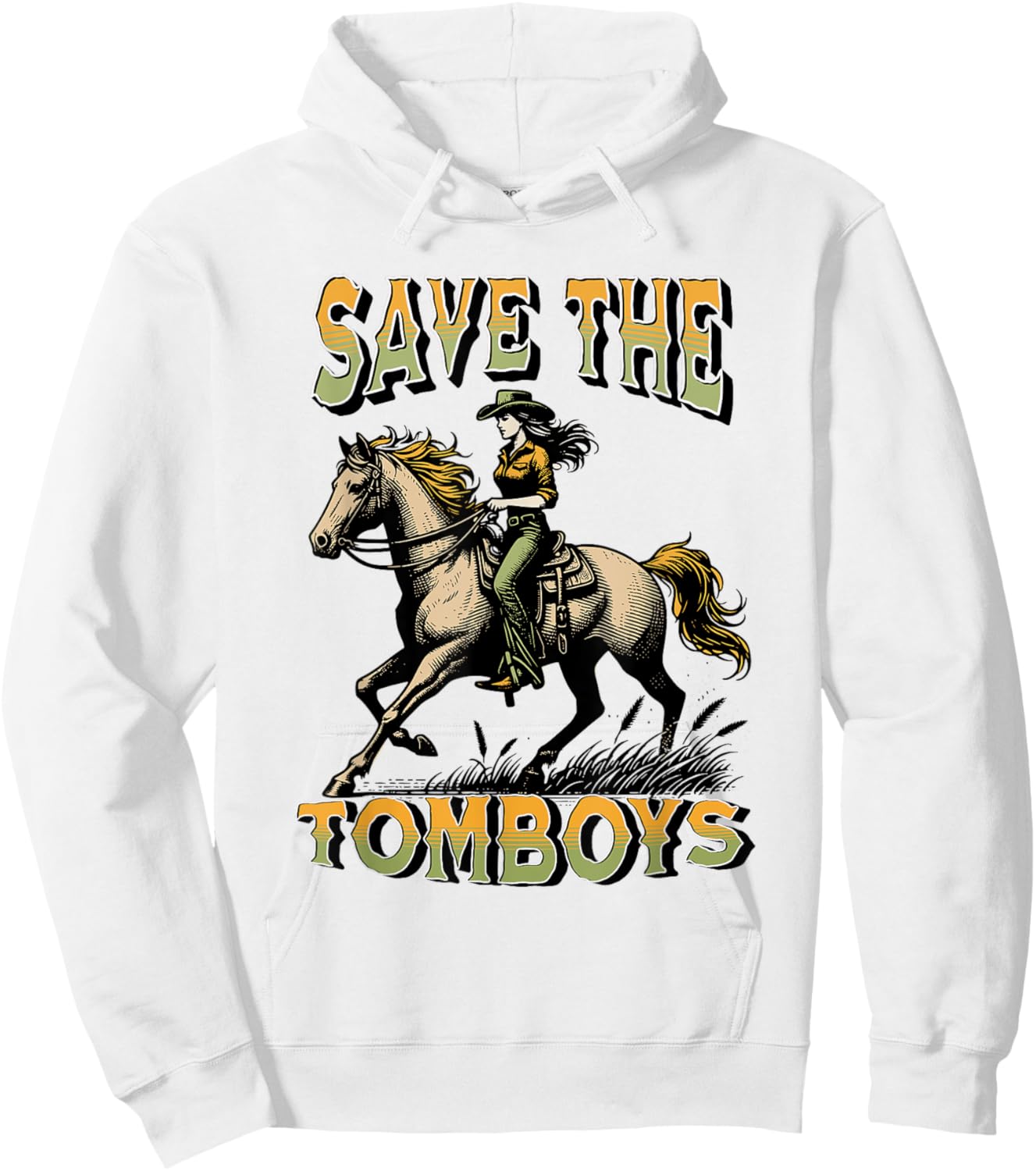 Save The Tomboys Hoodie - Hoodie | White
