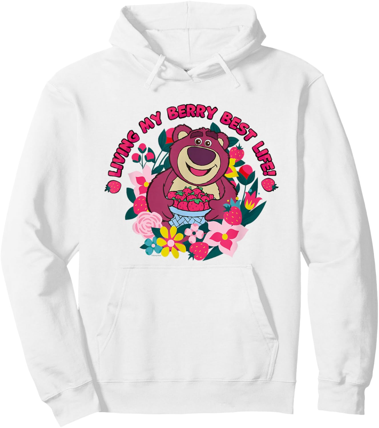 Disney & Pixar’s Toy Story Lotso Living My Berry Best Life Hoodie - Hoodie | White