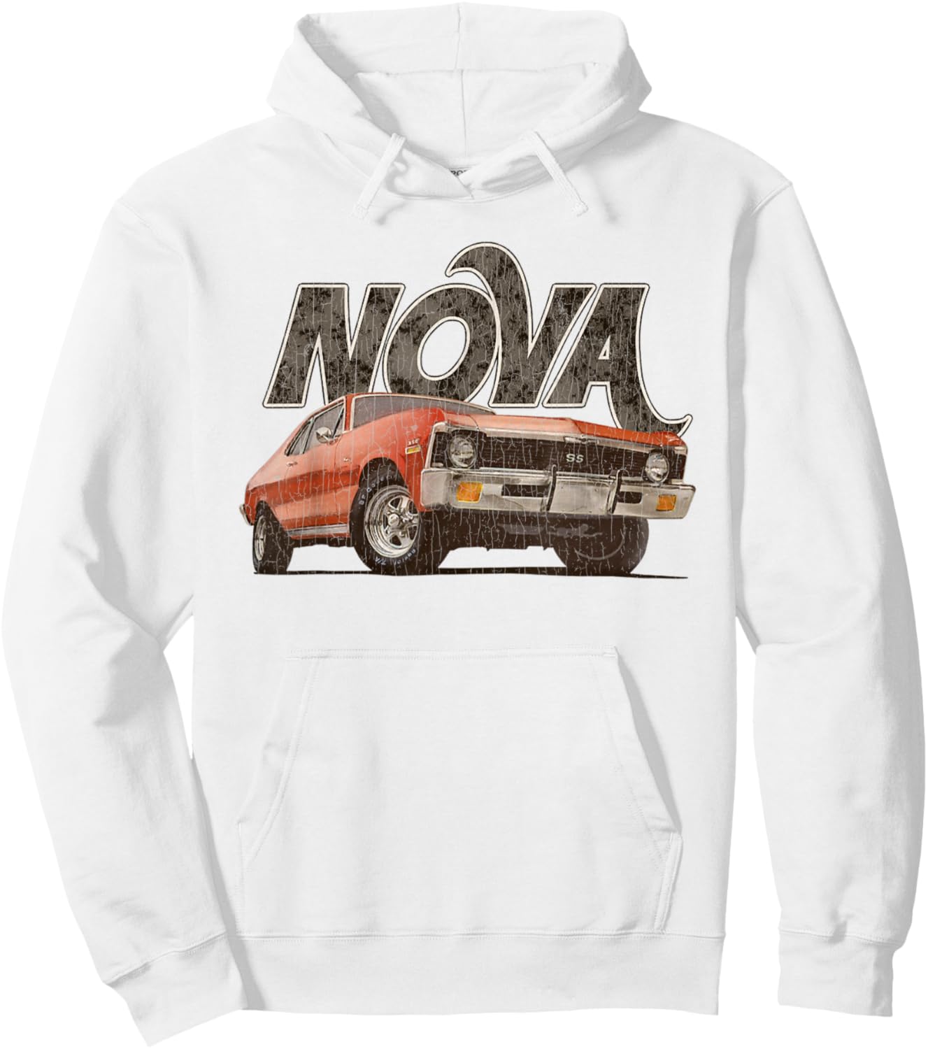 Vintage Chevys II Nova Hoodie - Hoodie | White