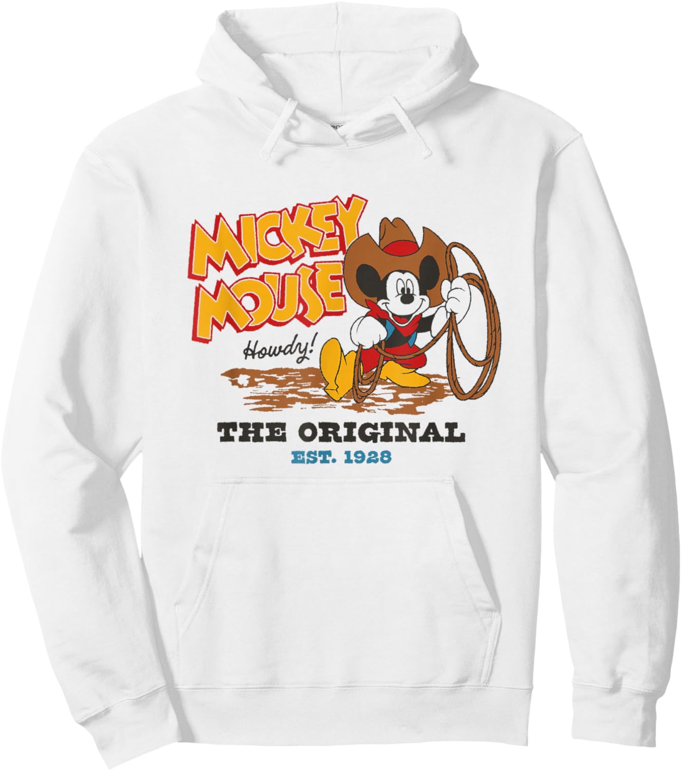 Disney Mickey And Friends Mickey Mouse The Original Retro Hoodie - Hoodie | White
