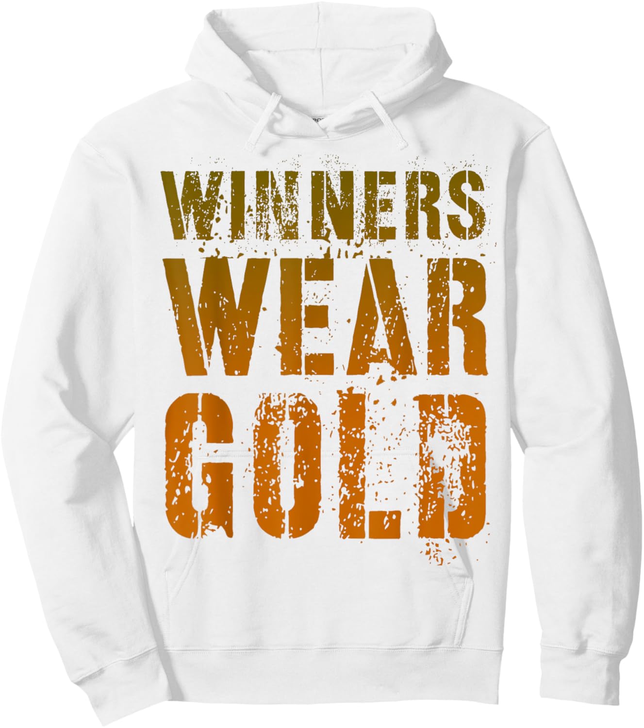 Vintage WINNERS WEAR GOLD Cheer Summer Camp War Game Team Hoodie - Hoodie | White
