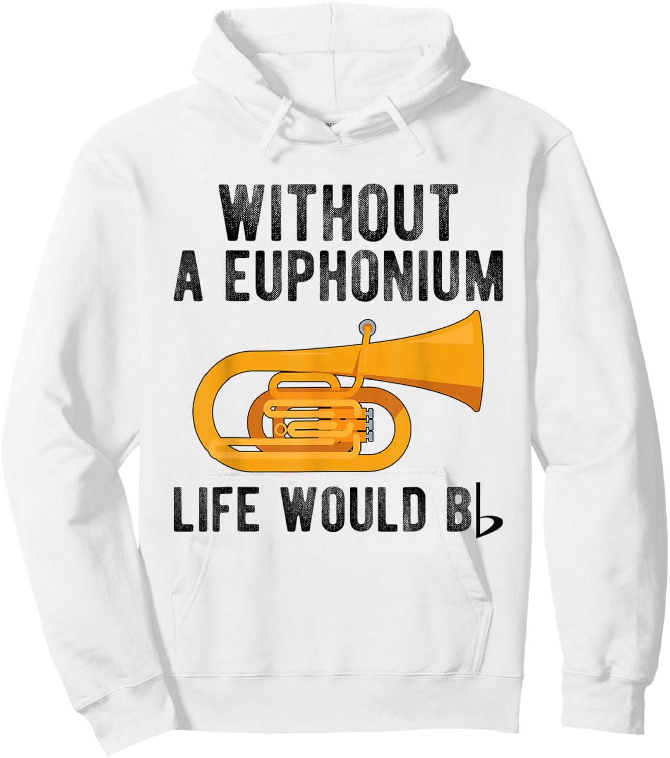 Without A Euphonium Euphoniumist Euphonium Player Hoodie - Hoodie | White