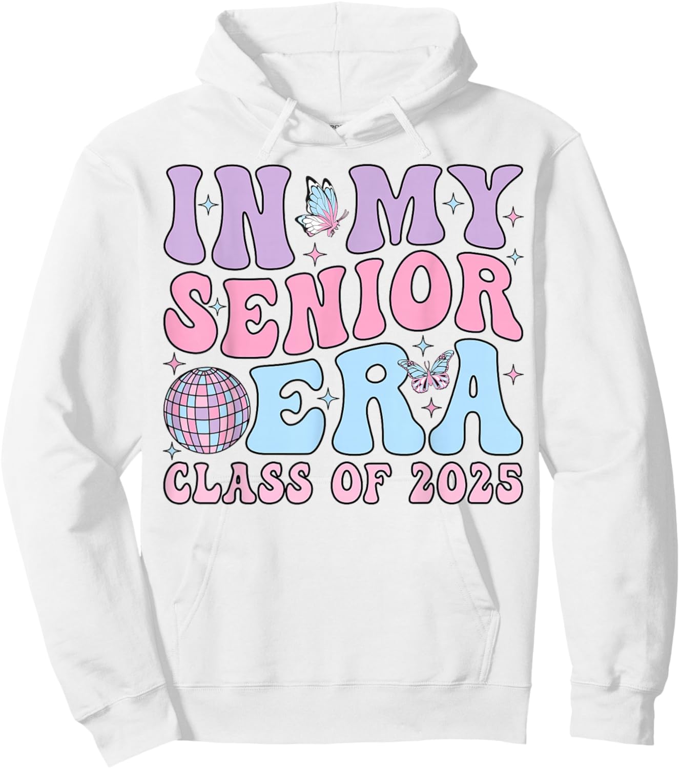 In My Senior Era Class of 2025 Senior 2025 Graduation Hoodie - Hoodie | White
