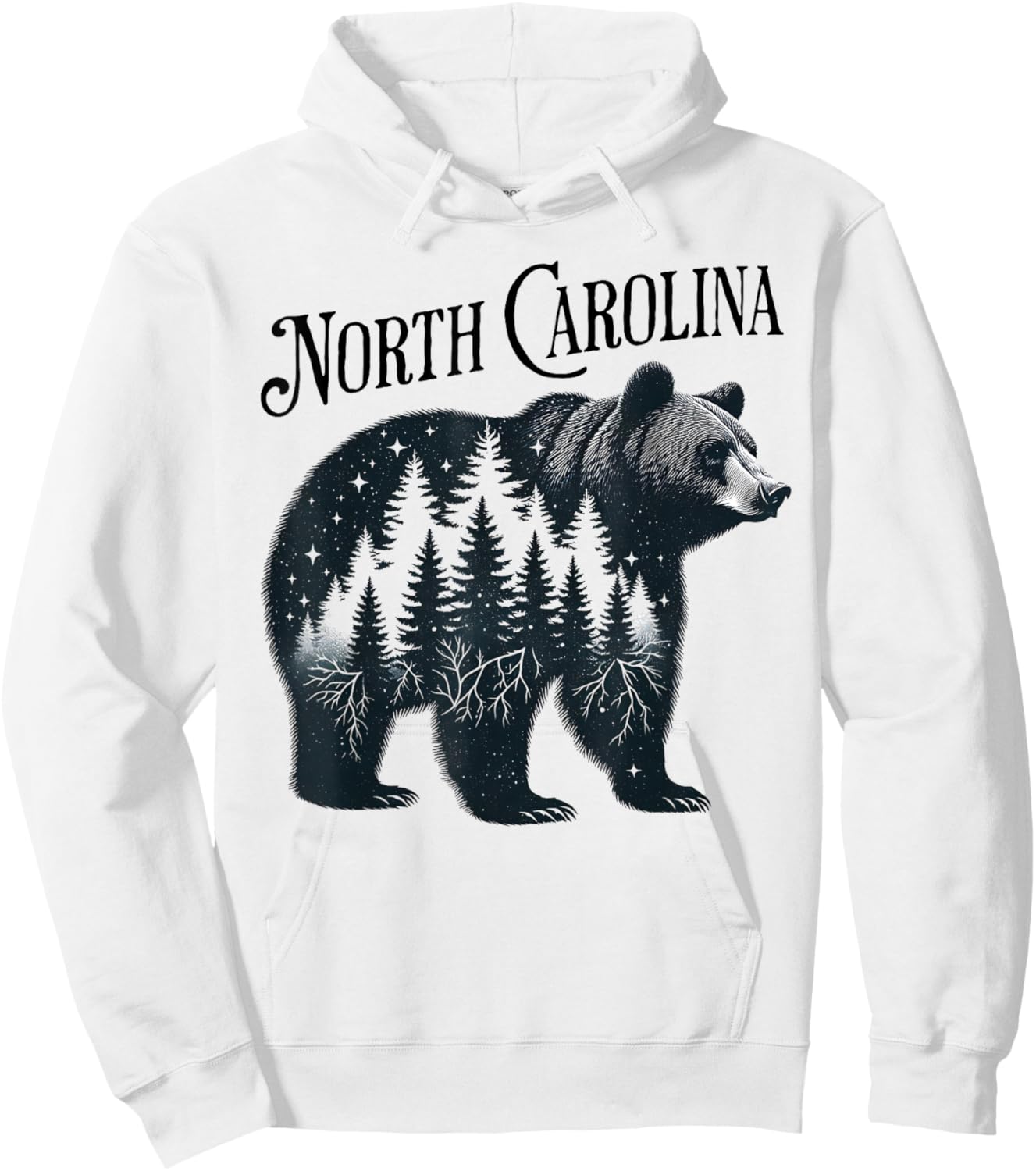 North Carolina Hoodie - Hoodie | White