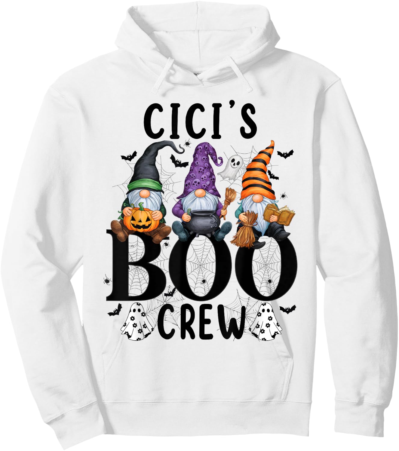 Gnome Cici's Boo Crew , Shirt for Grandma Mom Hoodie - Hoodie | White