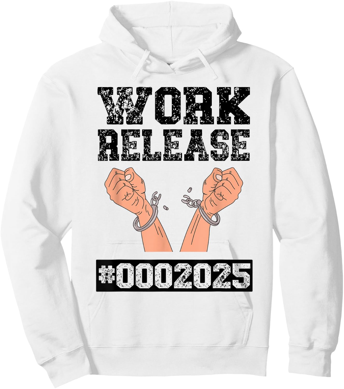 2025 Work Release Funny Retirement 2025 Retired Men Women Hoodie - Hoodie | White