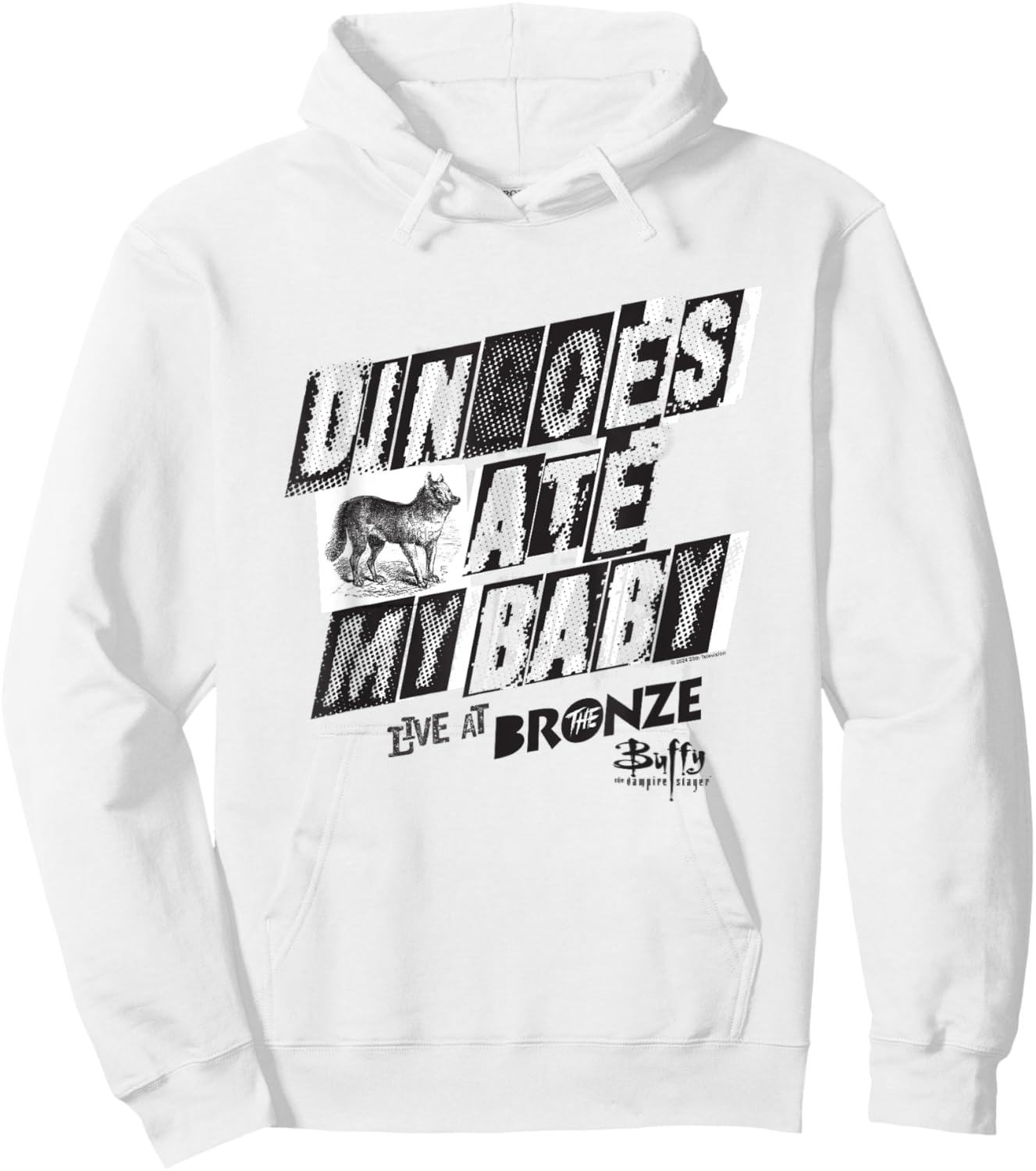 Buffy The Vampire Slayer Dingoes Ate My Baby Vintage Hoodie - Hoodie | White