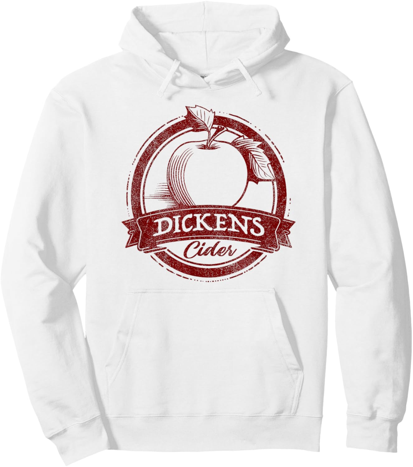Drinking Humor Funny Dickens Cider Hoodie - Hoodie | White