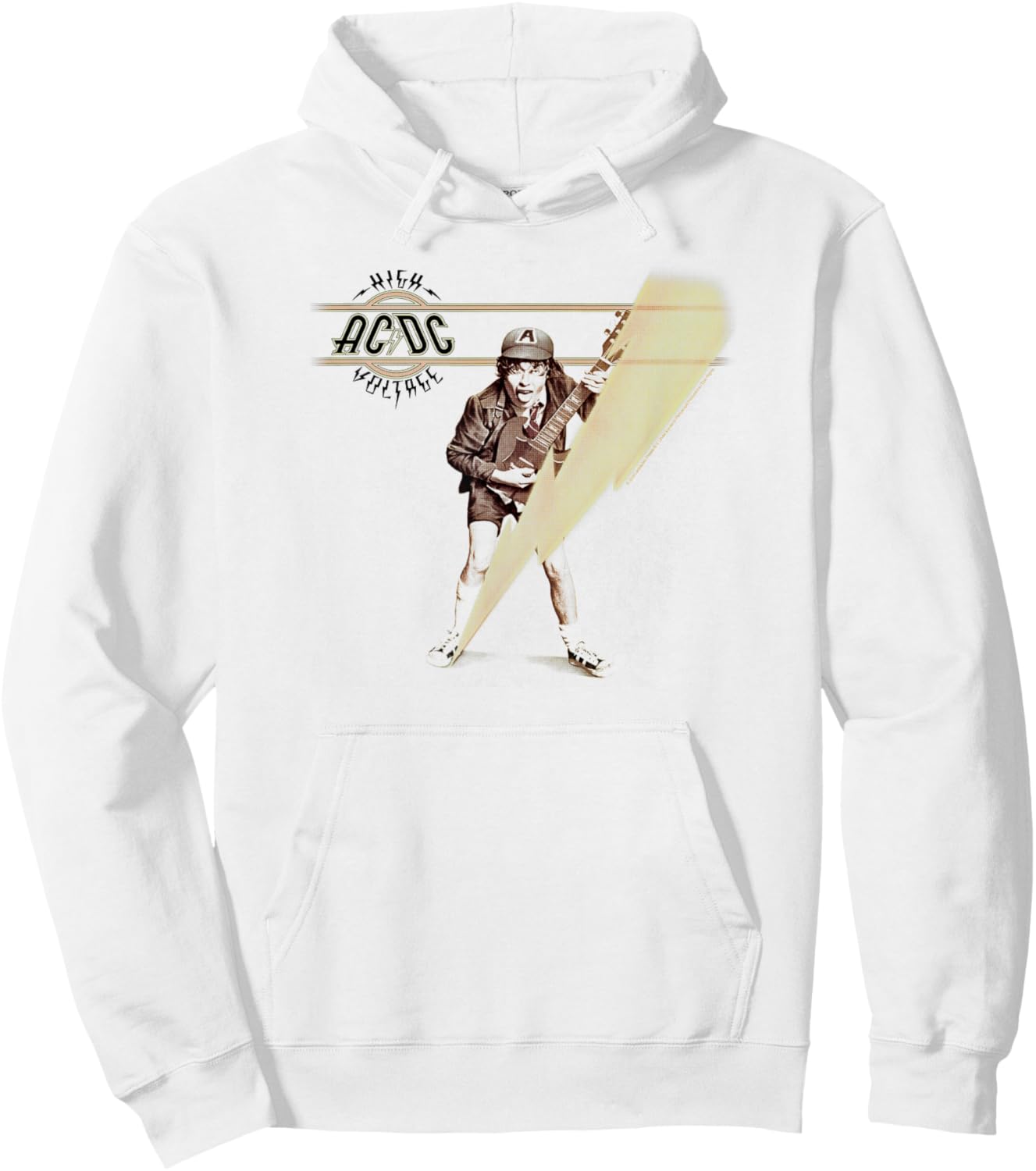 AC/DC - High Voltage Angus Hoodie - Hoodie | White