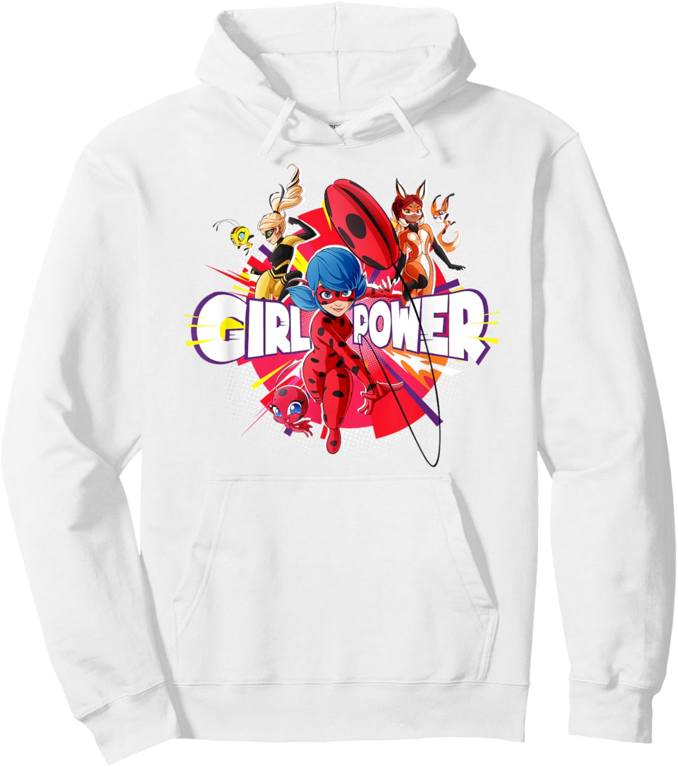 Miraculous Collection Ladybug Rena Rouge Queen Bee Power Hoodie - Hoodie | White
