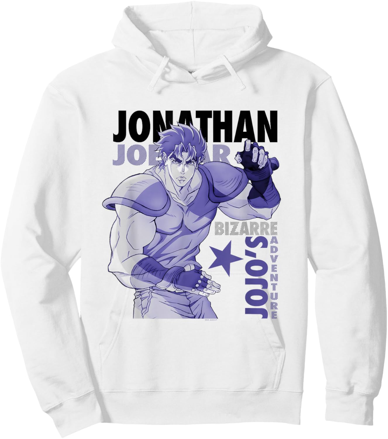 JoJo's Bizarre Adventure Phantom Blood Jonathan Anime Hoodie - Hoodie | White