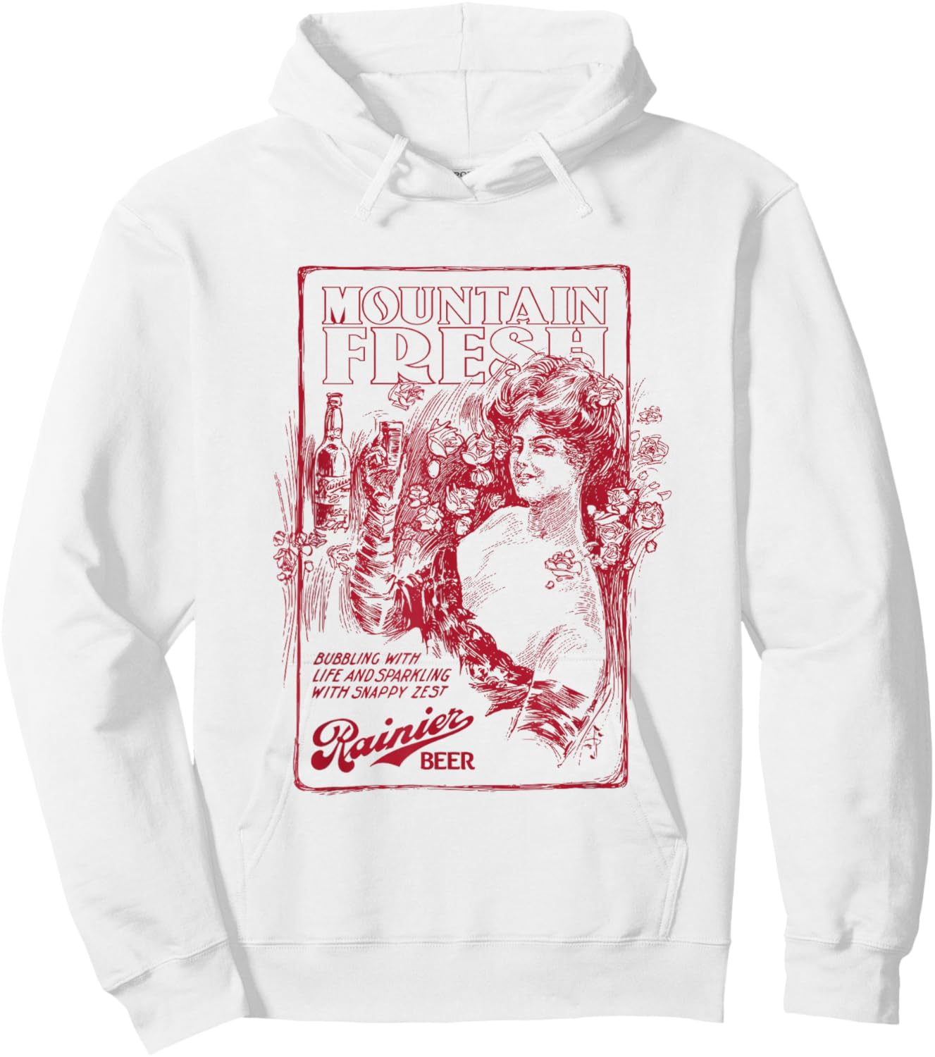 Rainier Style - Mountain Fresh Hoodie - Hoodie | White
