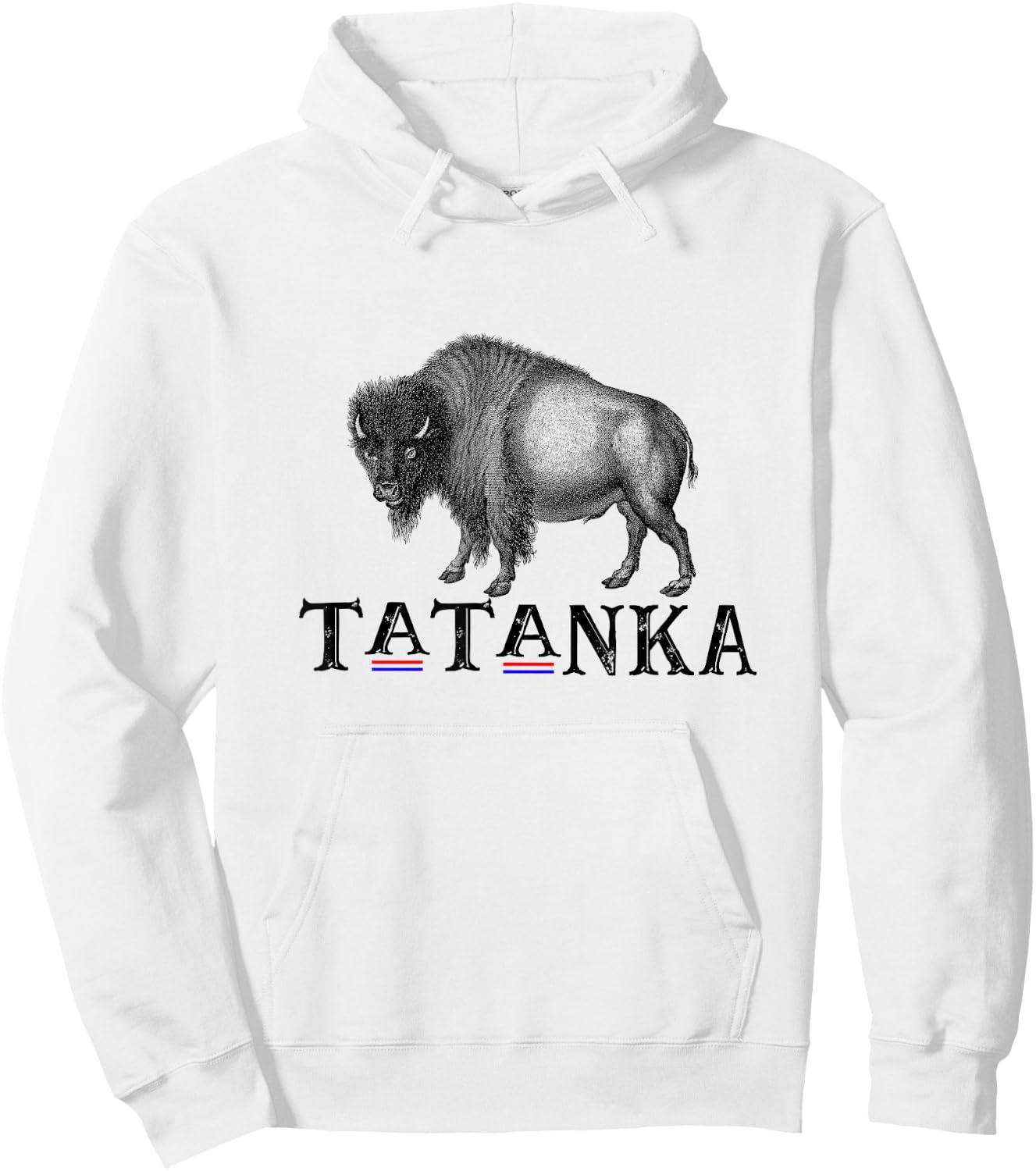 Tatanka American Buffalo Hoodie - Hoodie | White
