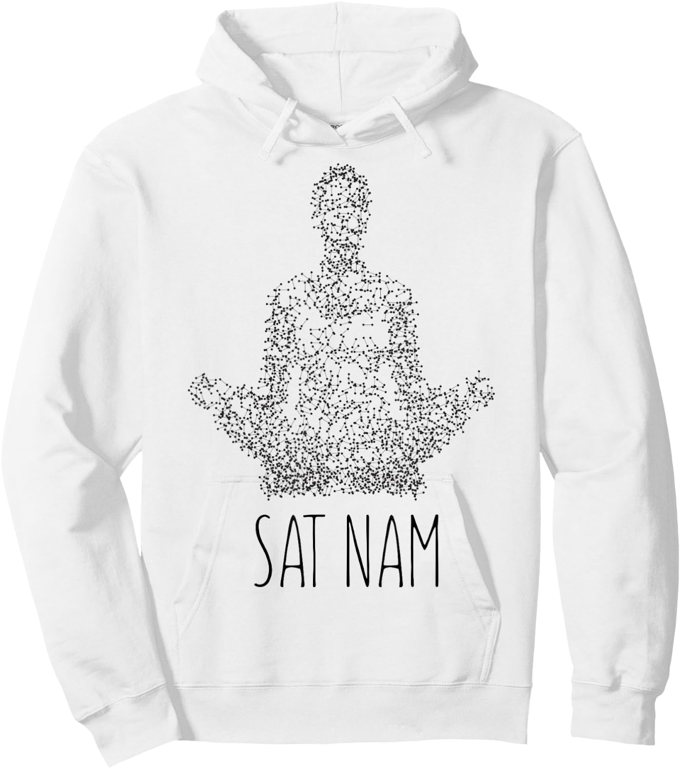 Sat Nam Kundalini yoga for Yoga Meditation Hoodie - Hoodie | White