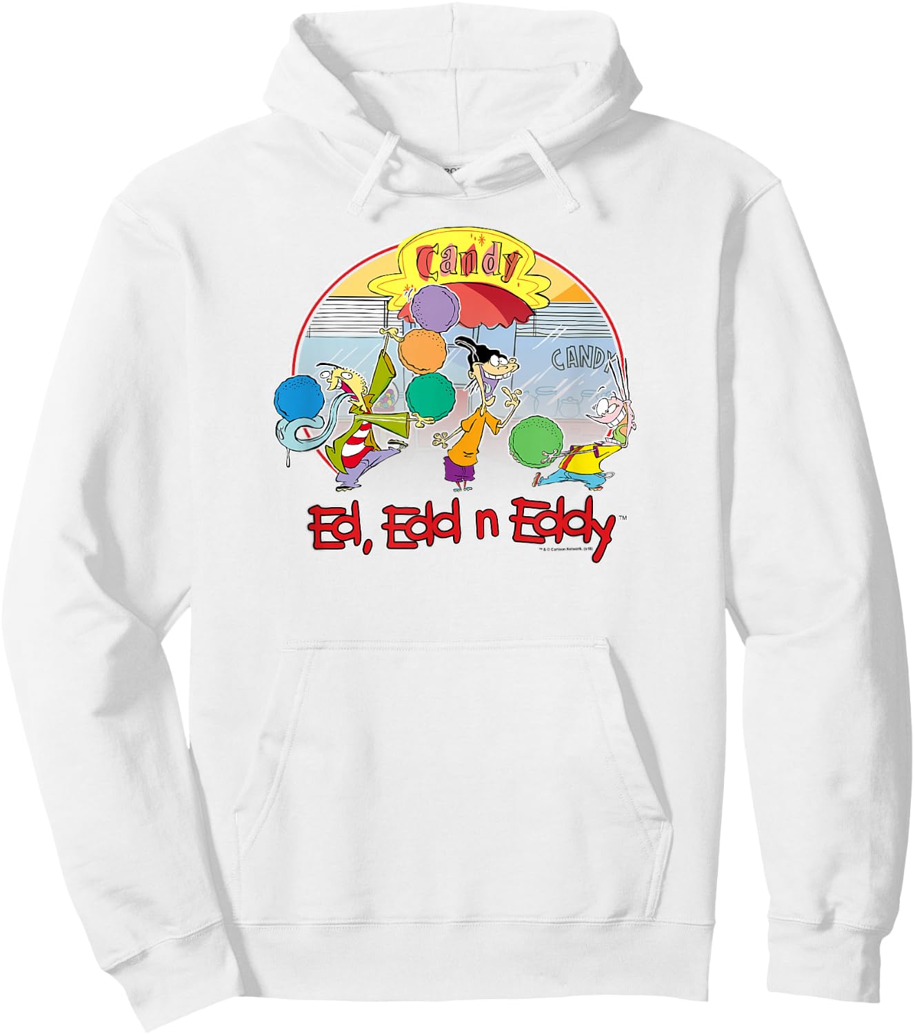 Ed, Edd n Eddy Candy Jawbreakers Hoodie - Hoodie | White