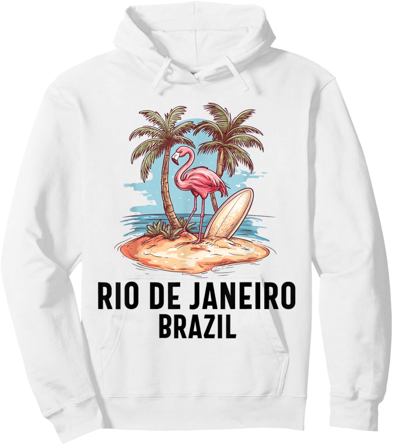 Rio De Janeiro Brazil Souvenir Brazil Holiday Reminder , white, S Hoodie - Hoodie | White