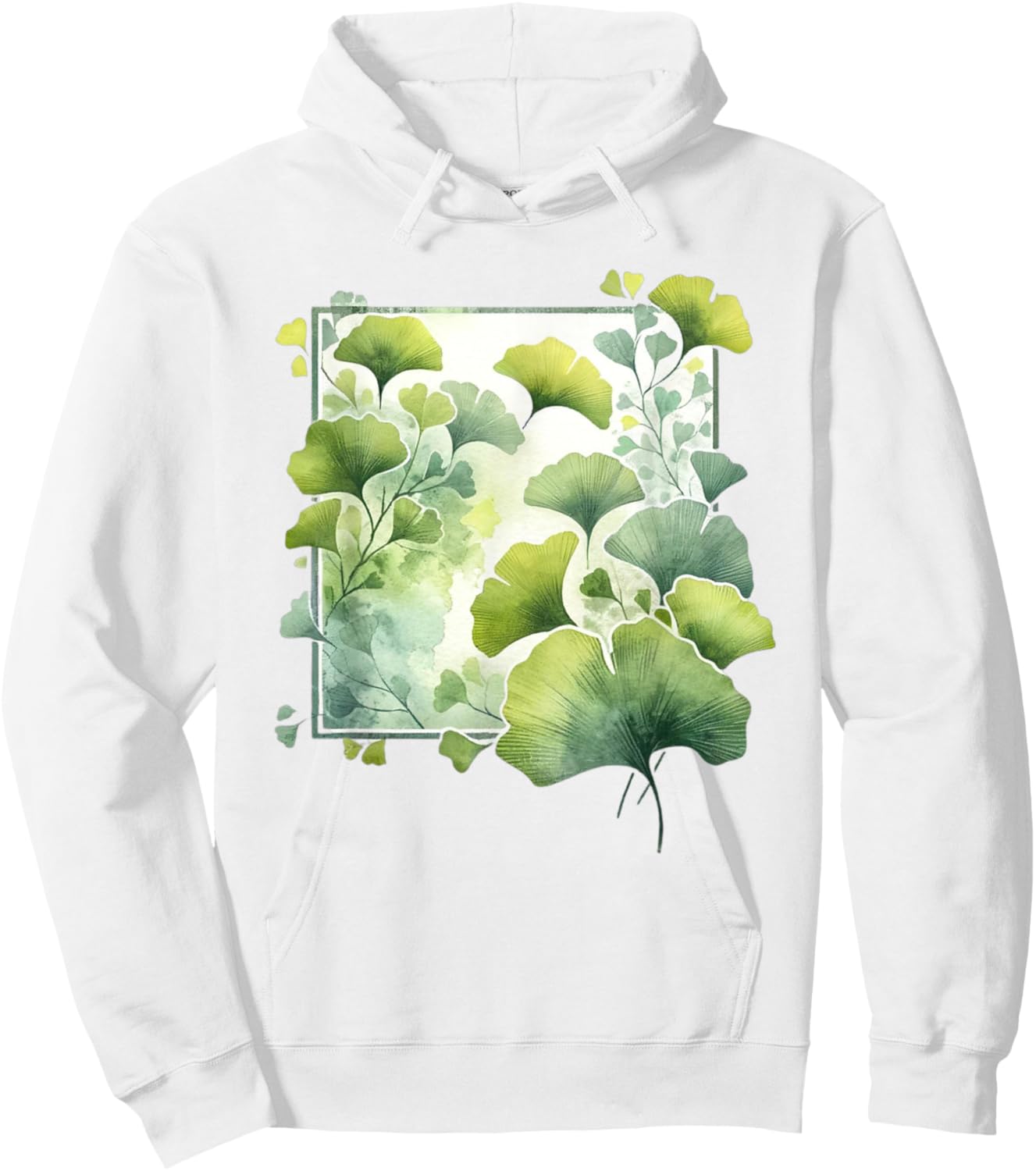 Ginkgo leaves Hoodie - Hoodie | White