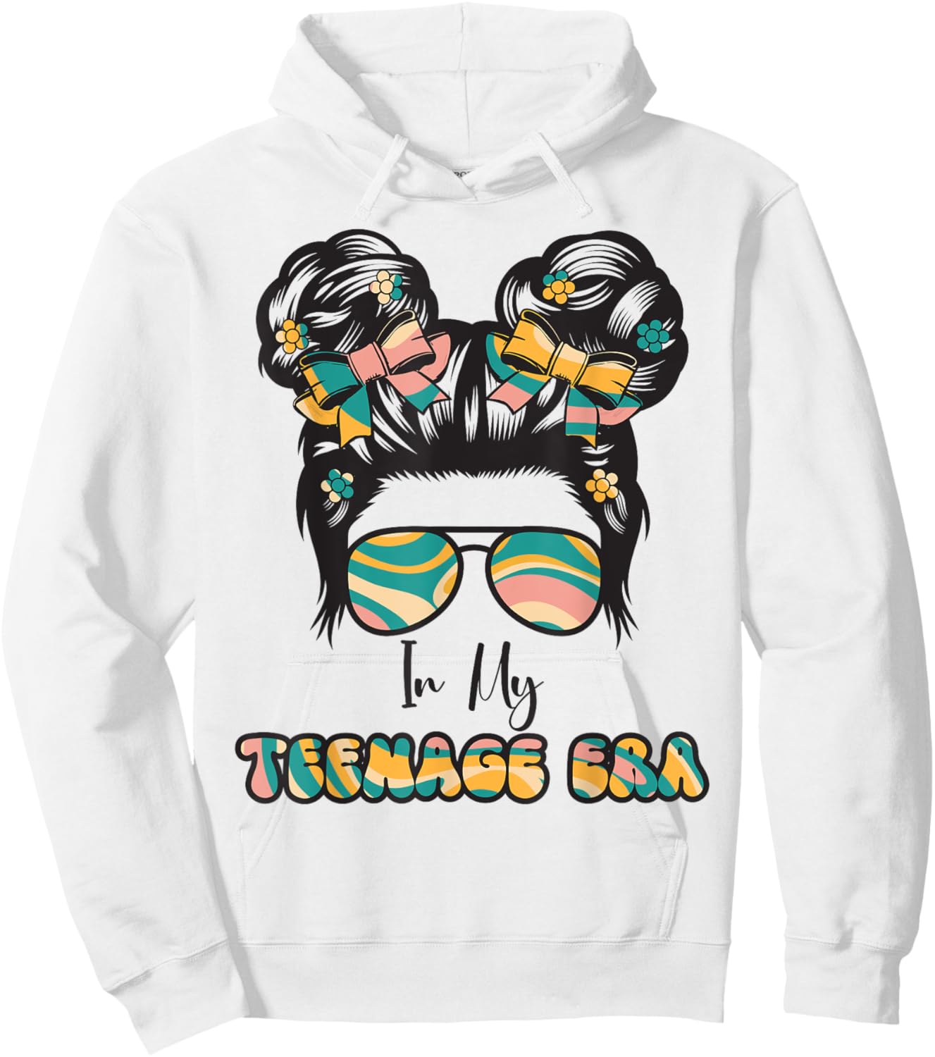 In My Teenage Era - 13th Birthday Hoodie - Hoodie | White