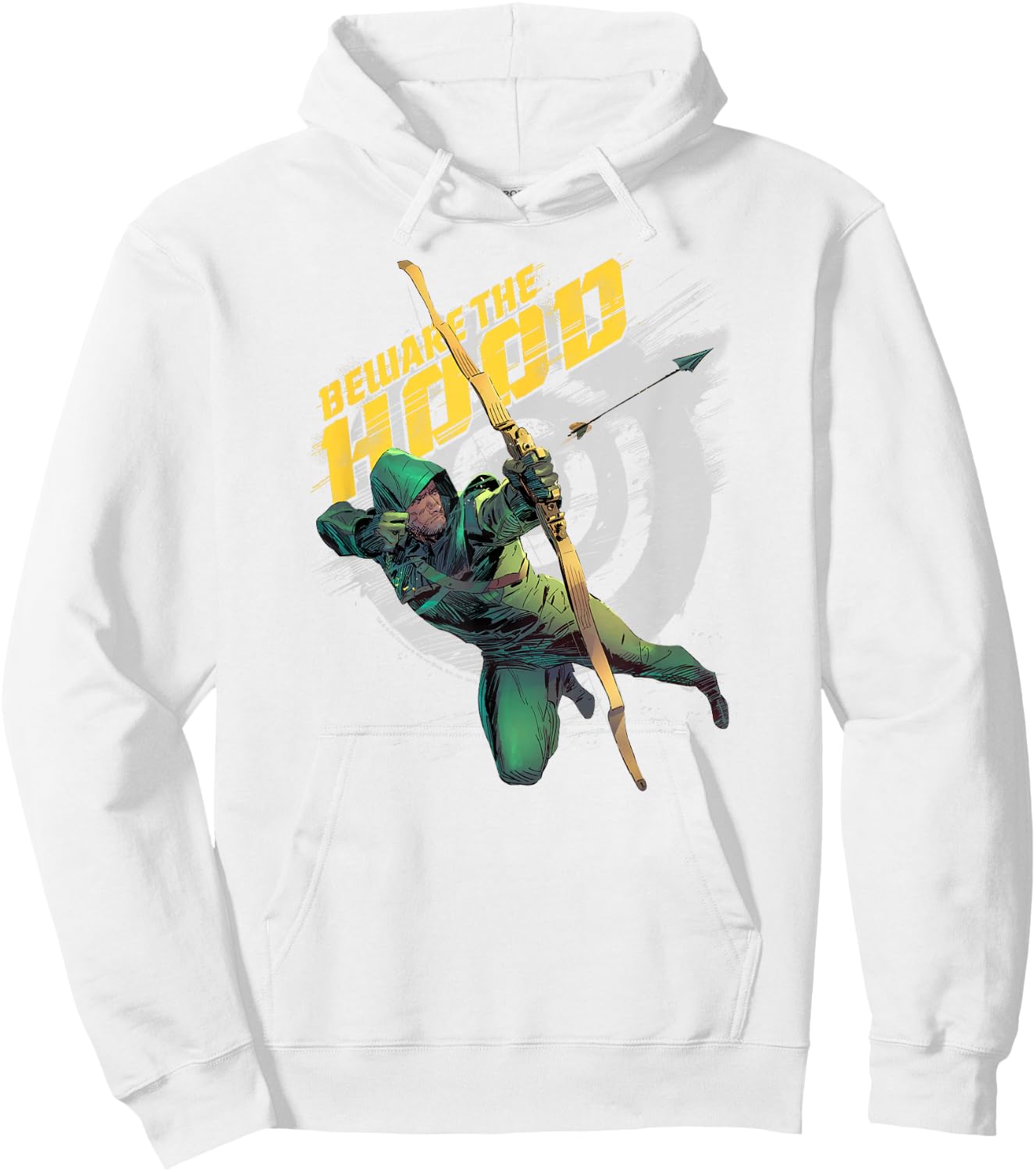Arrow TV Series Beware Hoodie - Hoodie | White