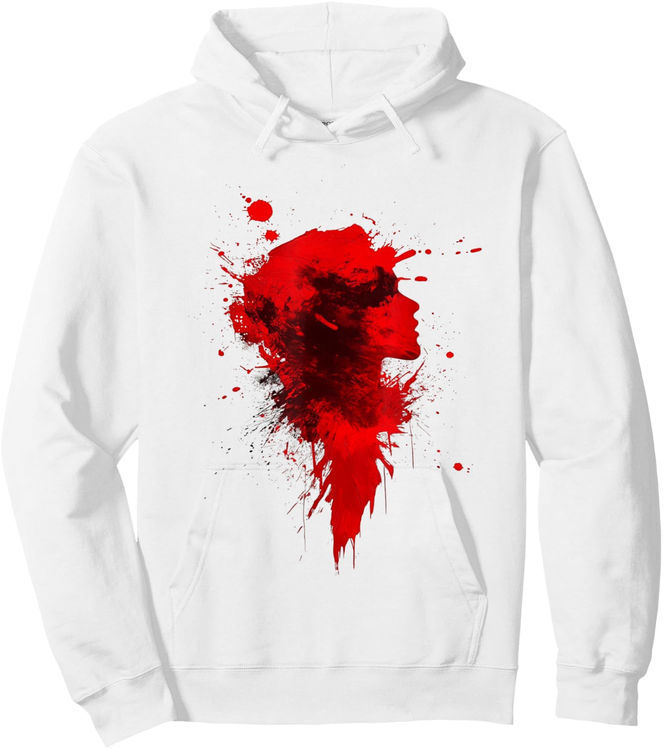 Halloween Fake Blood Hoodie - Hoodie | White
