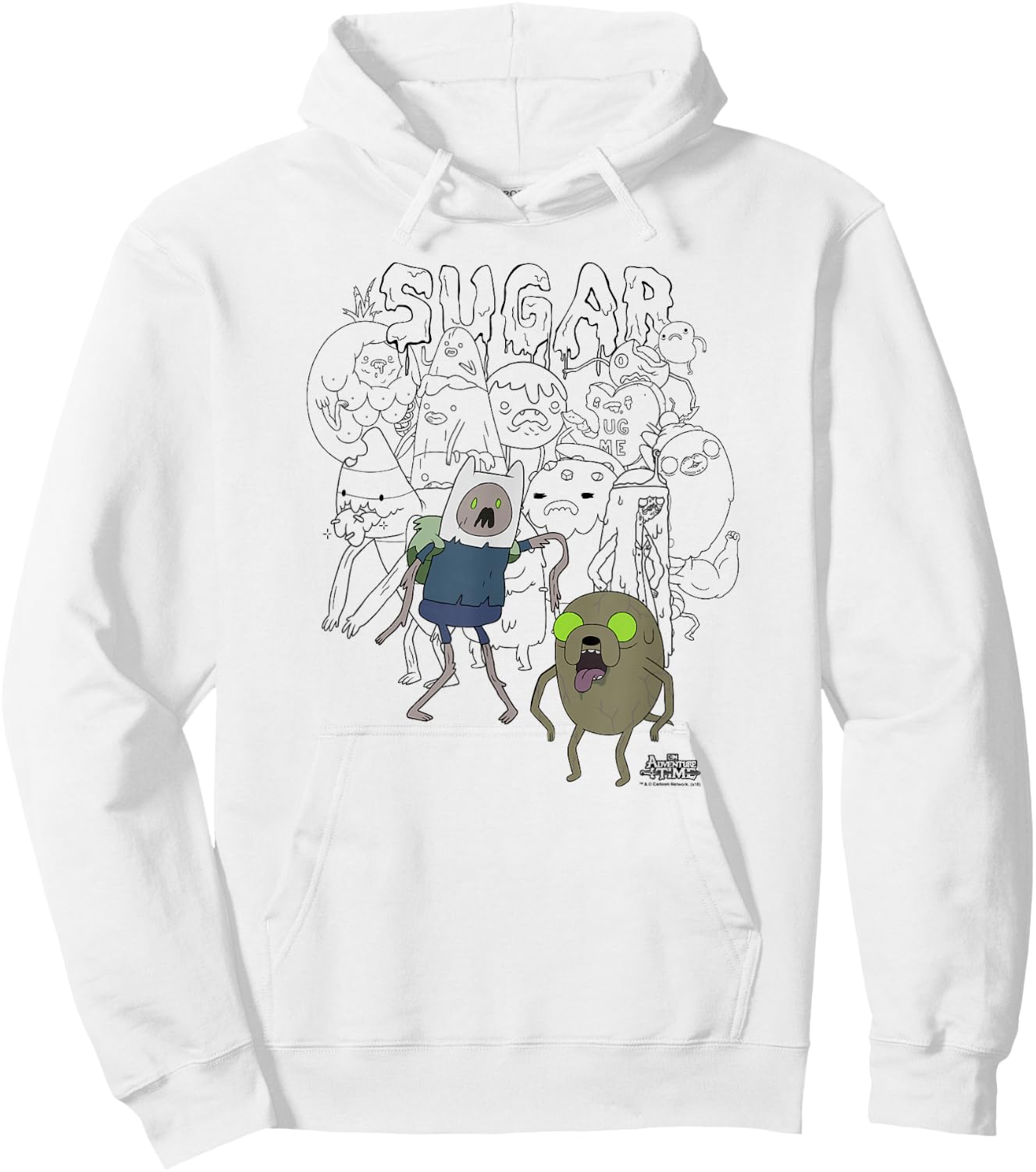 Adventure Time Sugar Zombies Hoodie - Hoodie | White