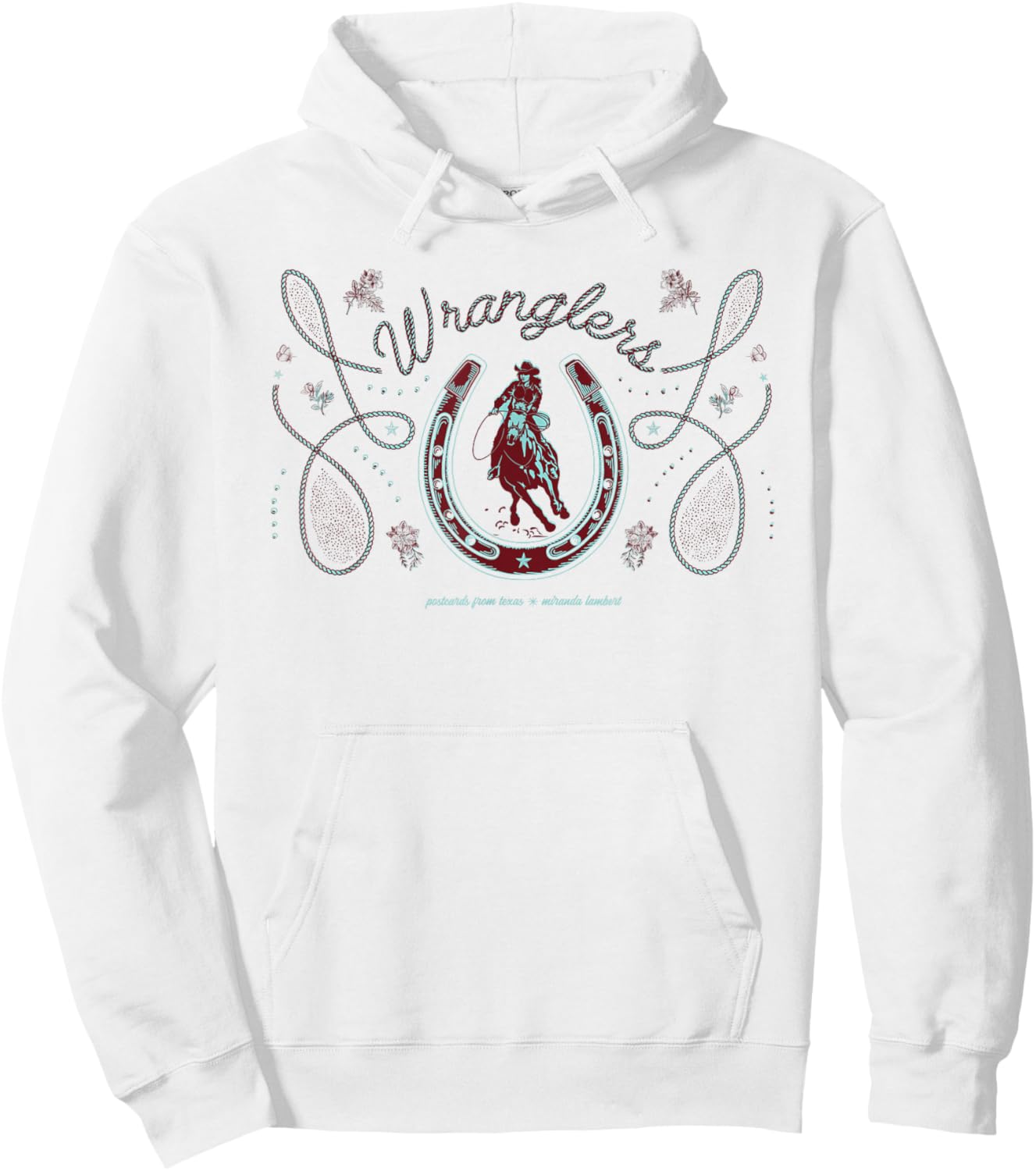Miranda Lambert Wranglers Postcards From Texas Hoodie - Hoodie | White