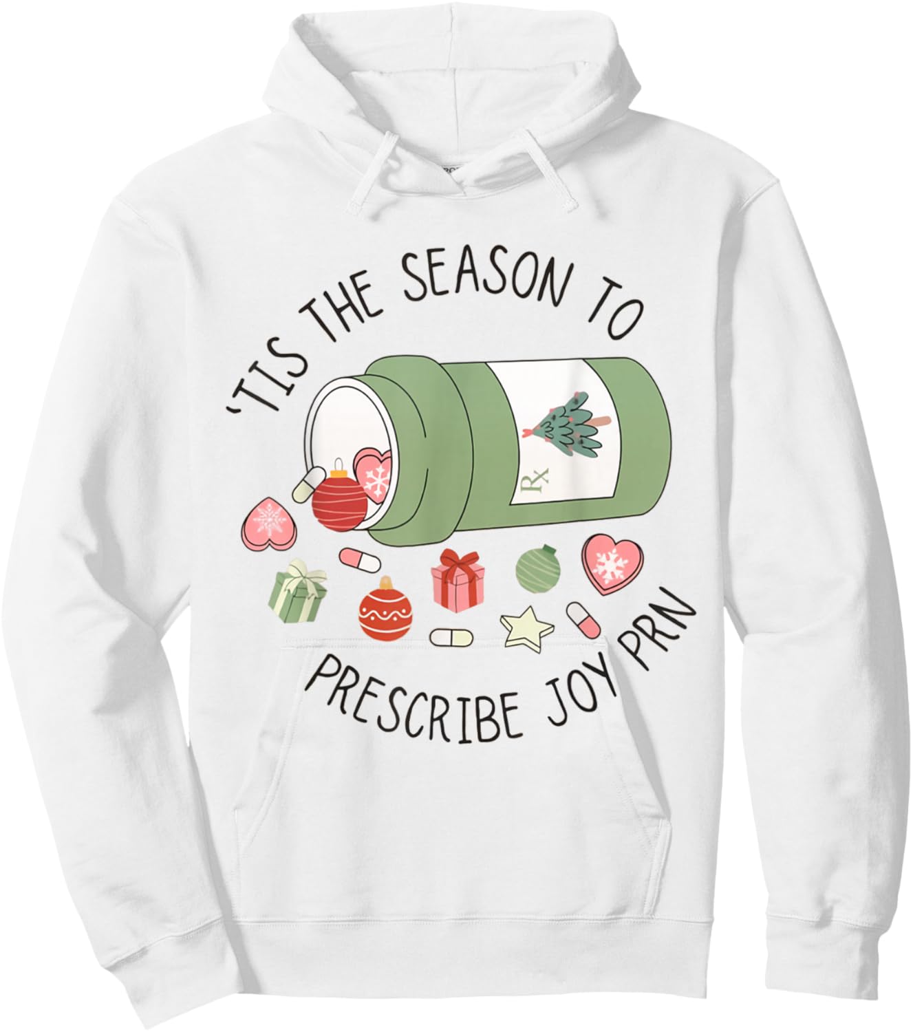 Pharmacy Technician Christmas Pharmacy Graduation Hoodie - Hoodie | White