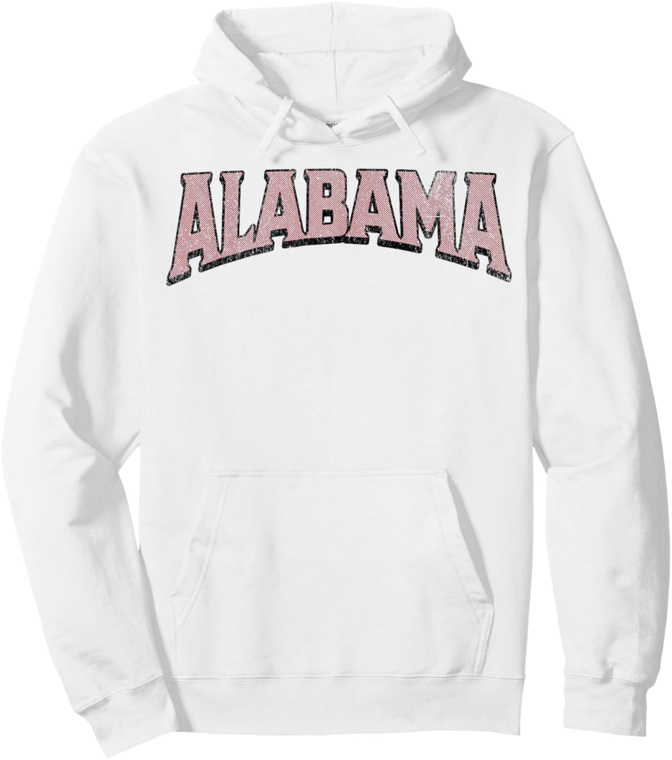 Retro Alabama AL, Sports Design Gifts Men Women Boys Girls Hoodie - Hoodie | White