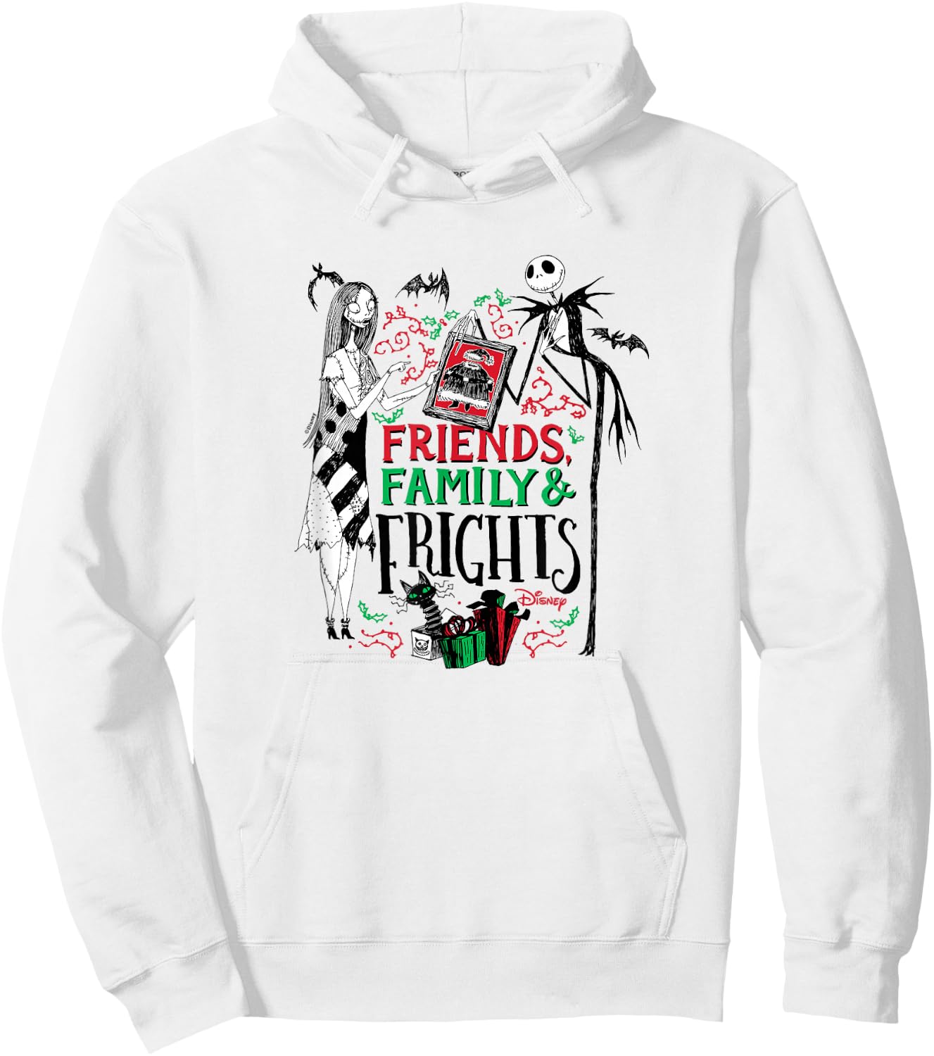 The Nightmare Before Christmas - Jack Sally Family Frights Hoodie - Hoodie | White