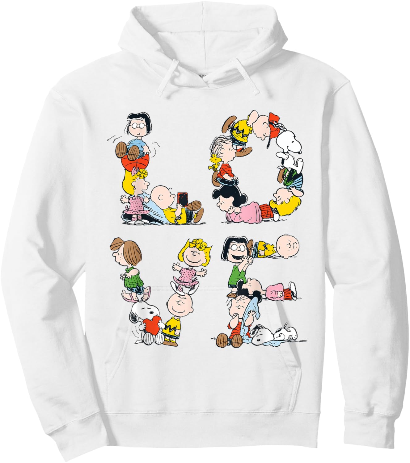 Peanuts Love Letters The Gang Hoodie - Hoodie | White