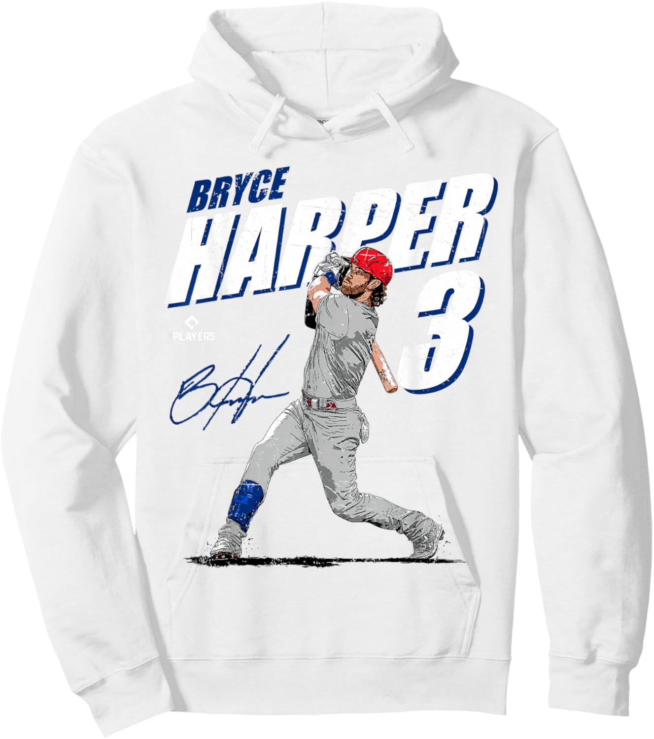 MLBPA - Major League Baseball Bryce Harper - MLBHARP3001 Hoodie - Hoodie | White