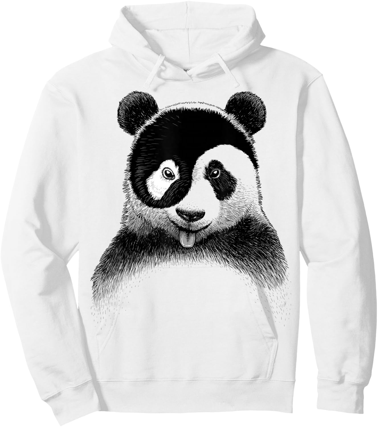 Yin Yang Panda Hoodie - Hoodie | White
