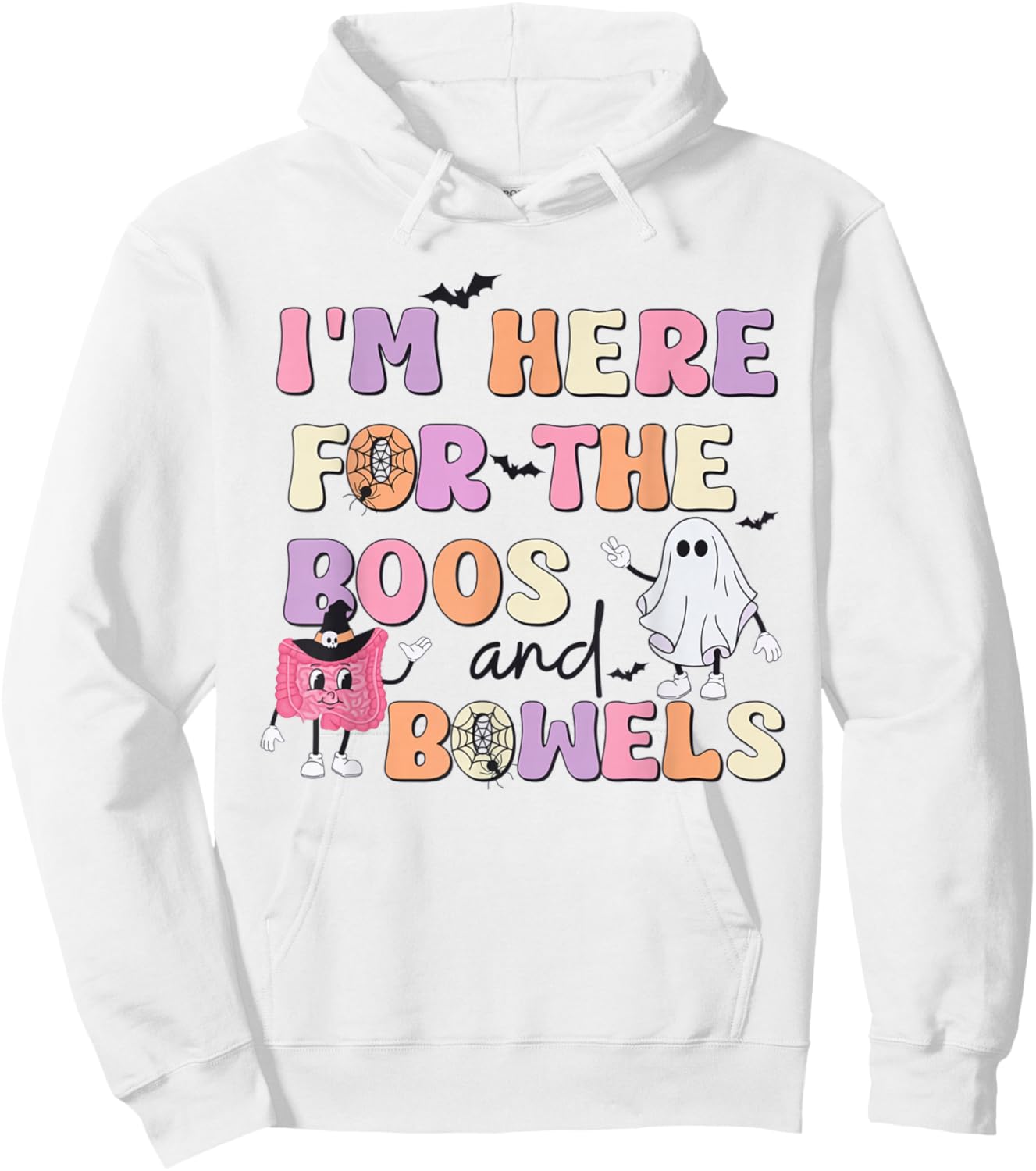 Halloween Gi Nurse Boos And Bowels Colonoscopy Endoscopy Hoodie - Hoodie | White