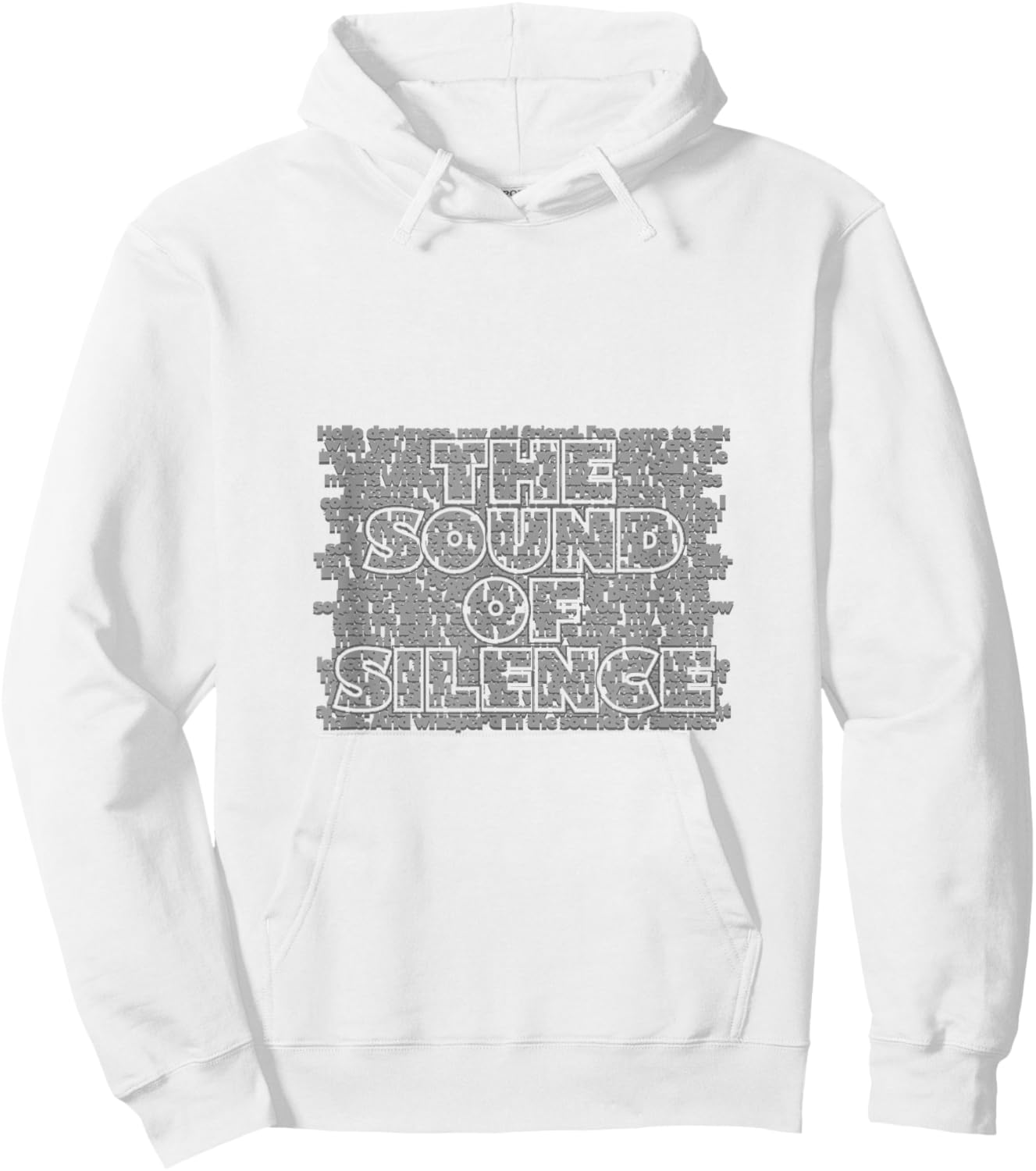 Simon & Garfunkel - Sound Of Silence Hoodie - Hoodie | White