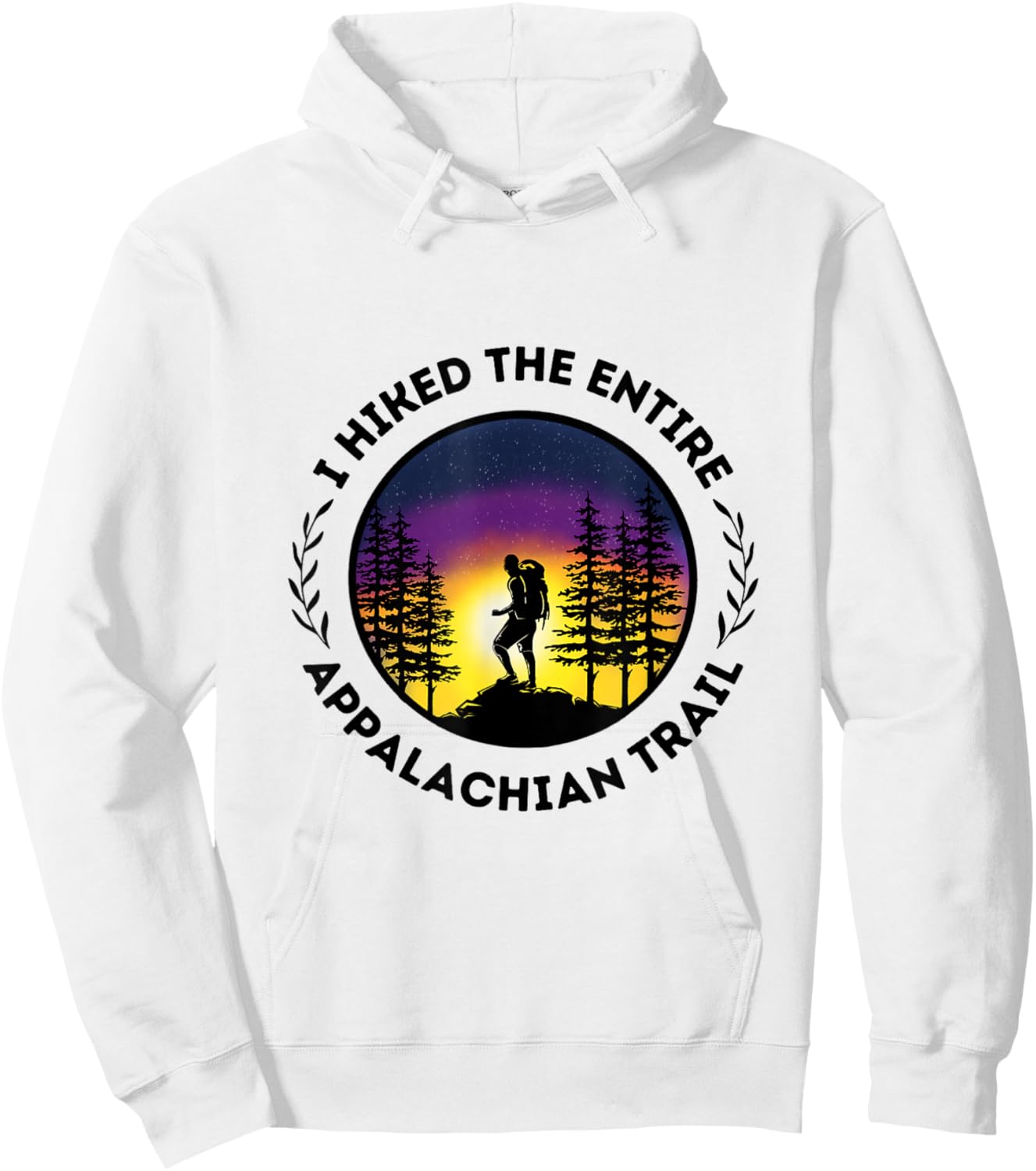 I Hiked The Entire Appalachian Trail, Gift, Book, Shirt 2024 Hoodie - Hoodie | White