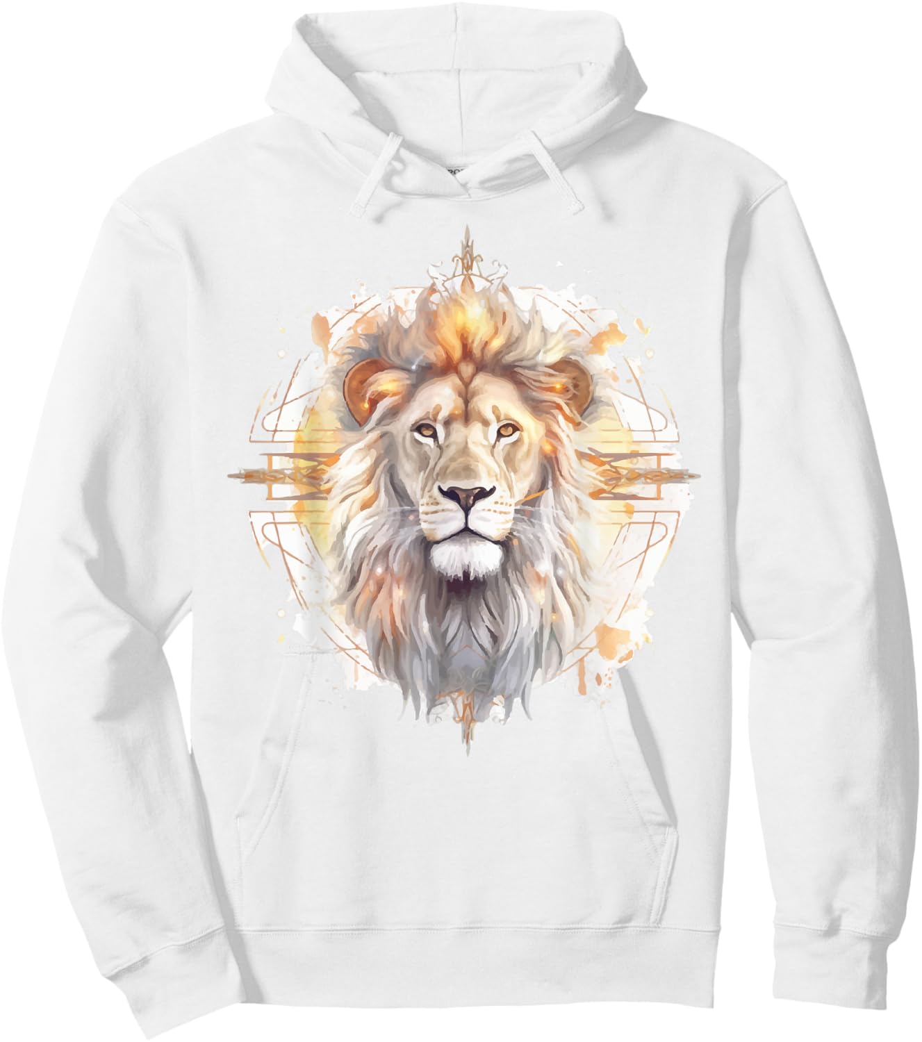 Lion of Judah Shirt Men Fathers Day Christian Religious Dad Hoodie - Hoodie | White