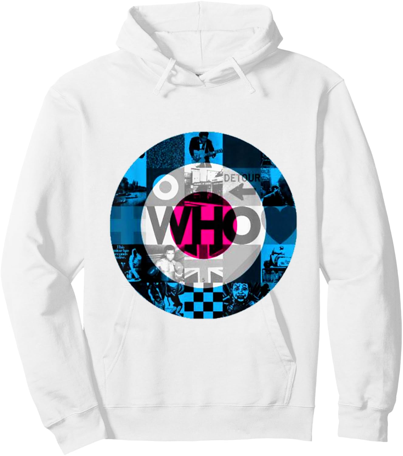 The Who Official 2019 Who Album Cover Target Hoodie - Hoodie | White